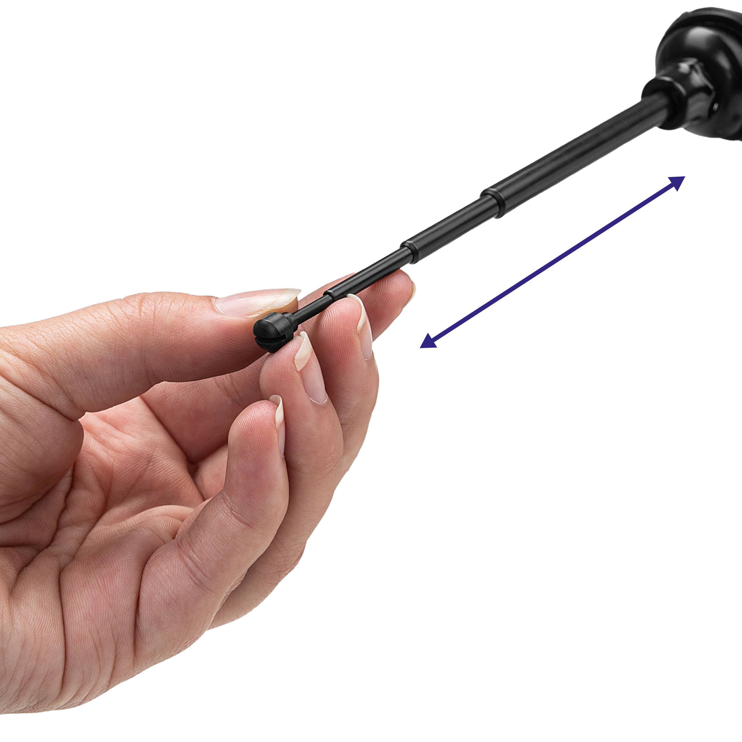 alca® Antenne teleskopierbar, 12 V, schwarz