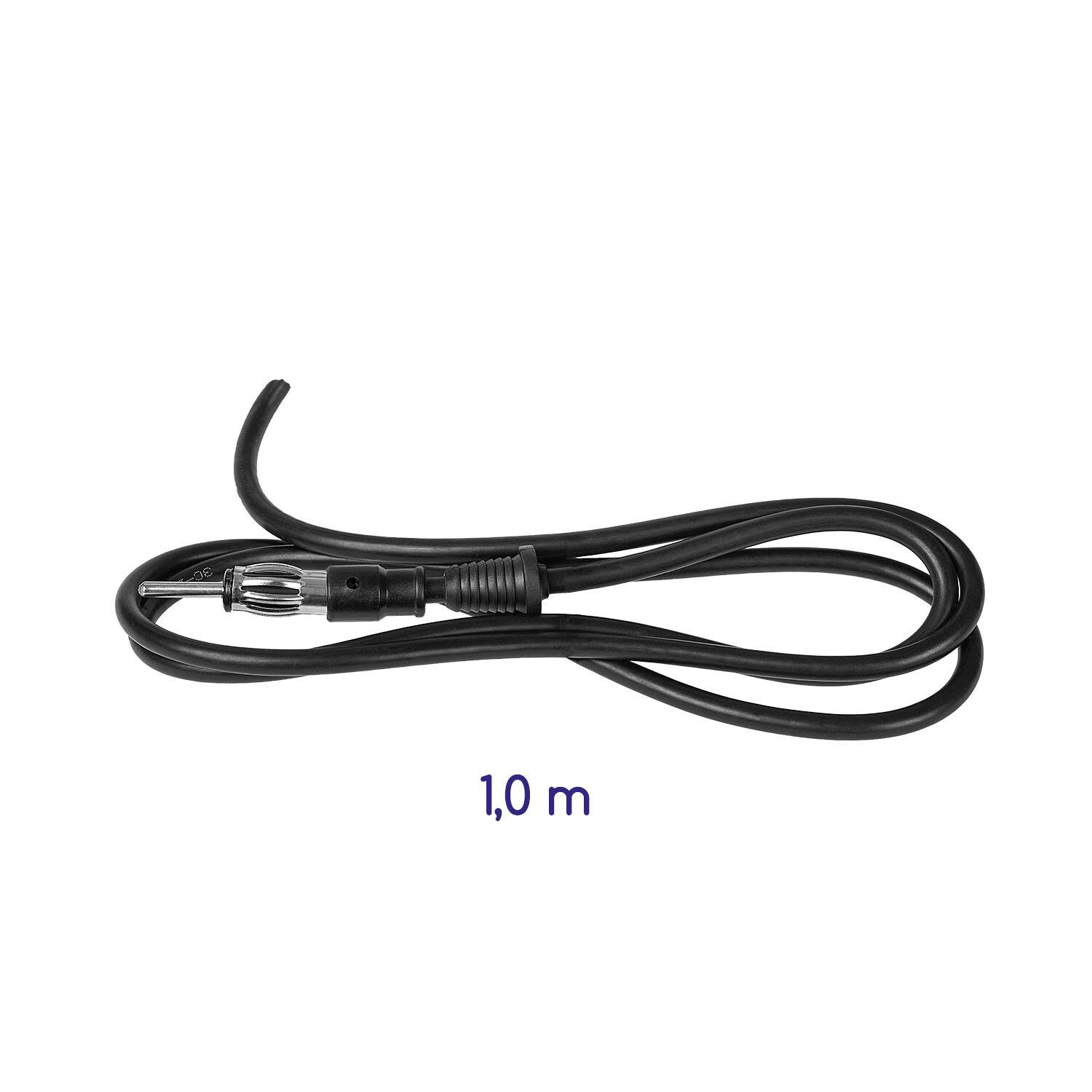alca® Antenne Teleskop C - Antenne Auto Zubehör für Golf 4, Mini Cooper - UKW/MW Bereiche, 1 m Länge, wasserdicht und