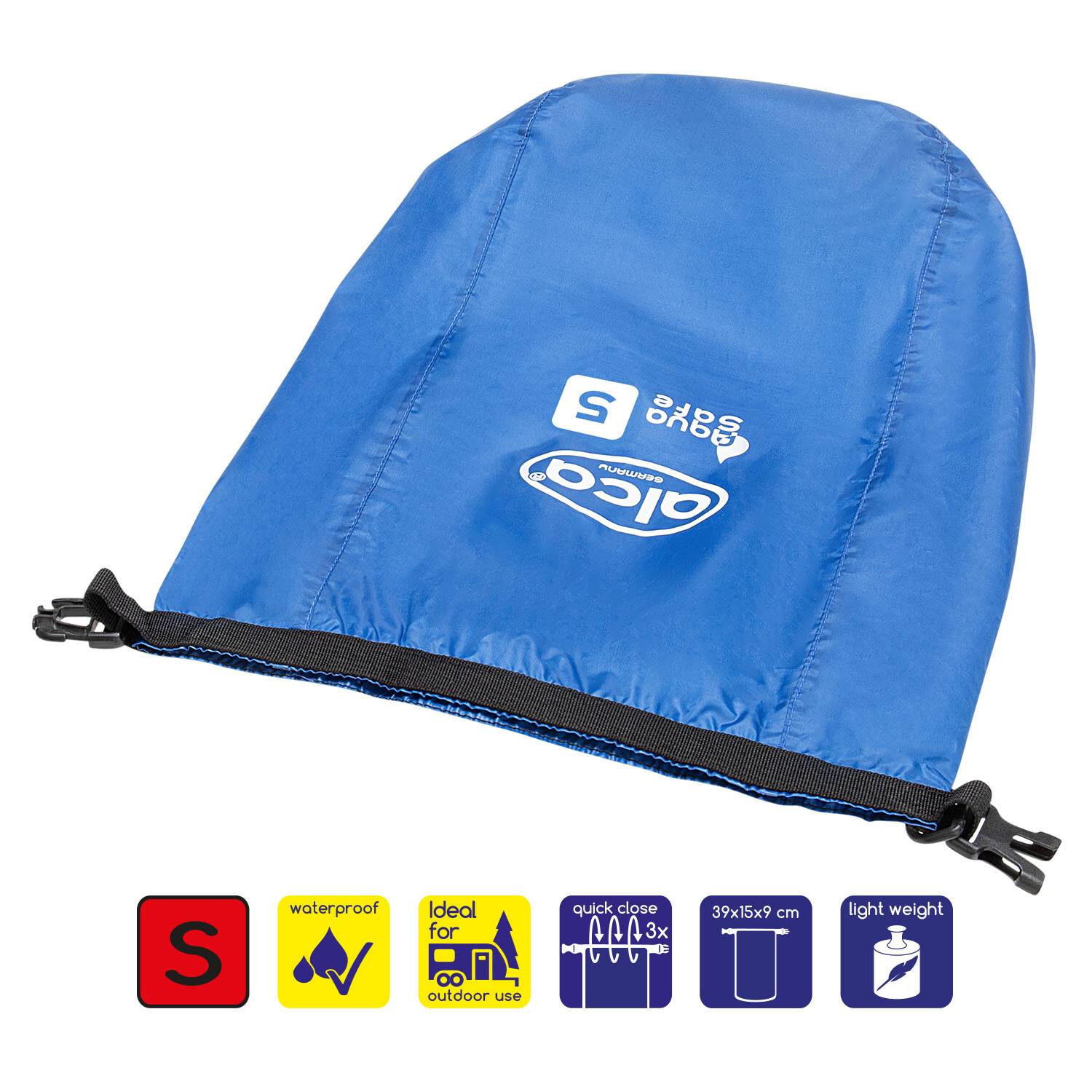 alca® Dry Bag wasserdichter Packsack - 5L Roll-Top Verschluss, wasserdichter Rucksack, Outdoor Tasche