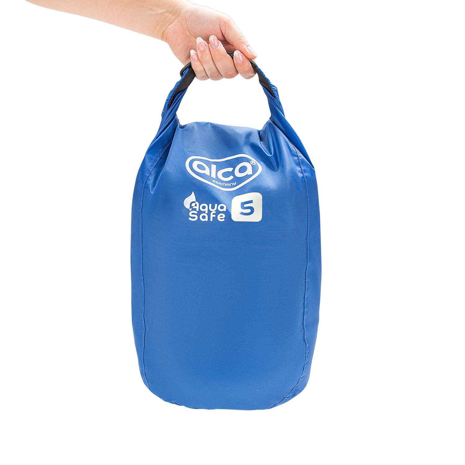 alca® Dry Bag wasserdichter Packsack - 5L Roll-Top Verschluss, wasserdichter Rucksack, Outdoor Tasche