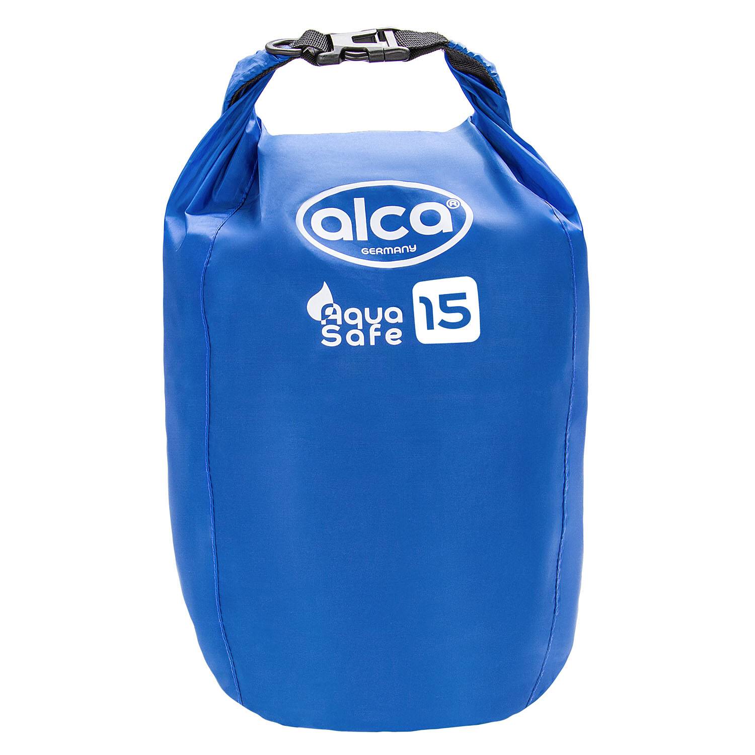 alca® Dry Bag wasserdichter Packsack - 15L Roll-Top Verschluss, wasserdichter Rucksack, Outdoor Tasche