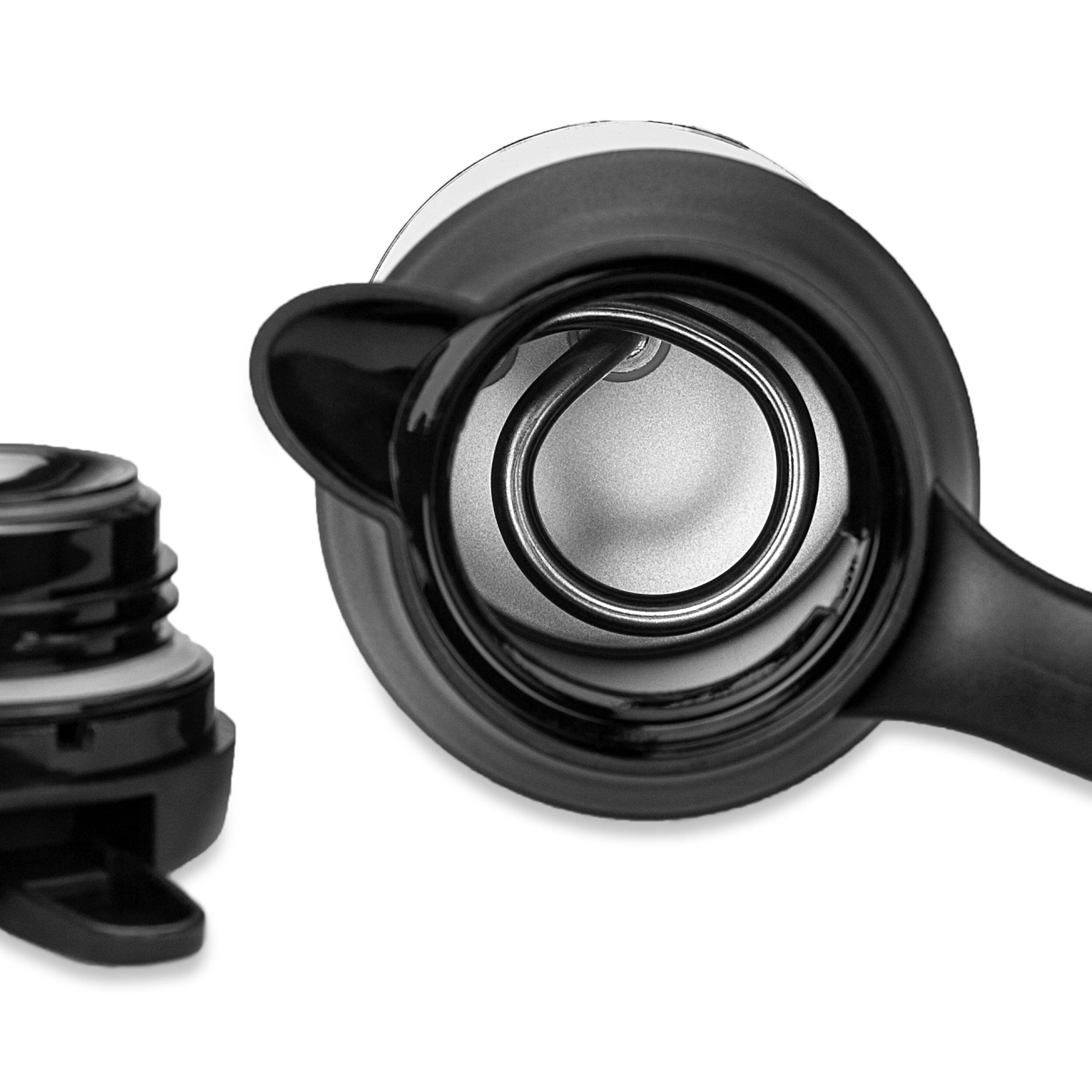 HEYNER® Wasserkocher Auto ThermoVar Black Edition 700ml 12V Tasche Becher 120 W Leistung Warmhaltefunktion 25 min