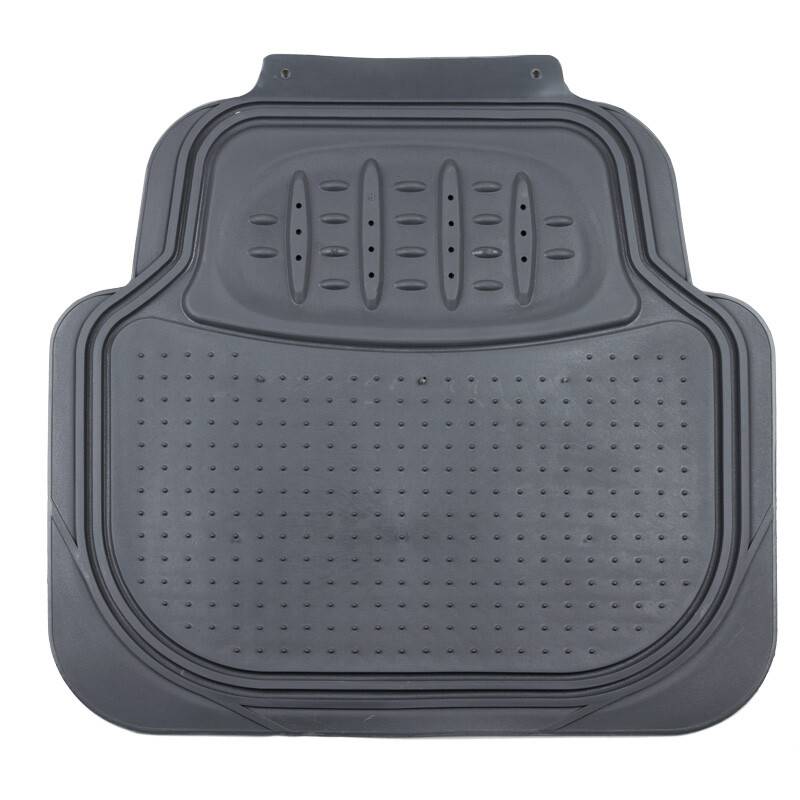 HEYNER® Auto Fußmatten mit Teppich UNIVERSAL grau zuschneidbar 4-teilig Fußmatten Teppich Matten Stoffmatten Textilmatte