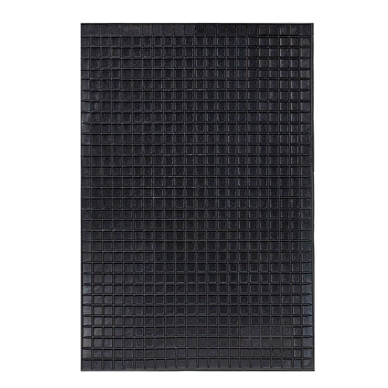 alca® Universal Gummimatte S 29×43 cm – flexible Auto Fußmatte aus Naturgummi, geruchsarm & rutschfest mit