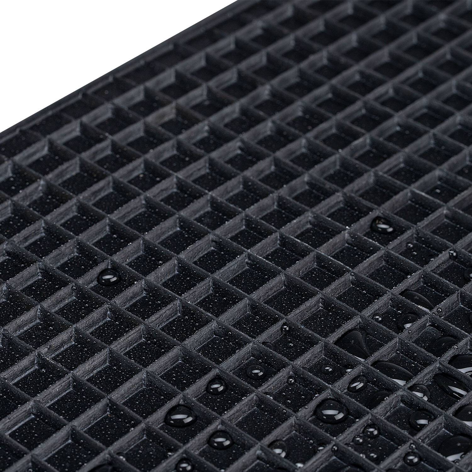 alca® Universal Gummimatte S 29×43 cm – flexible Auto Fußmatte aus Naturgummi, geruchsarm & rutschfest mit