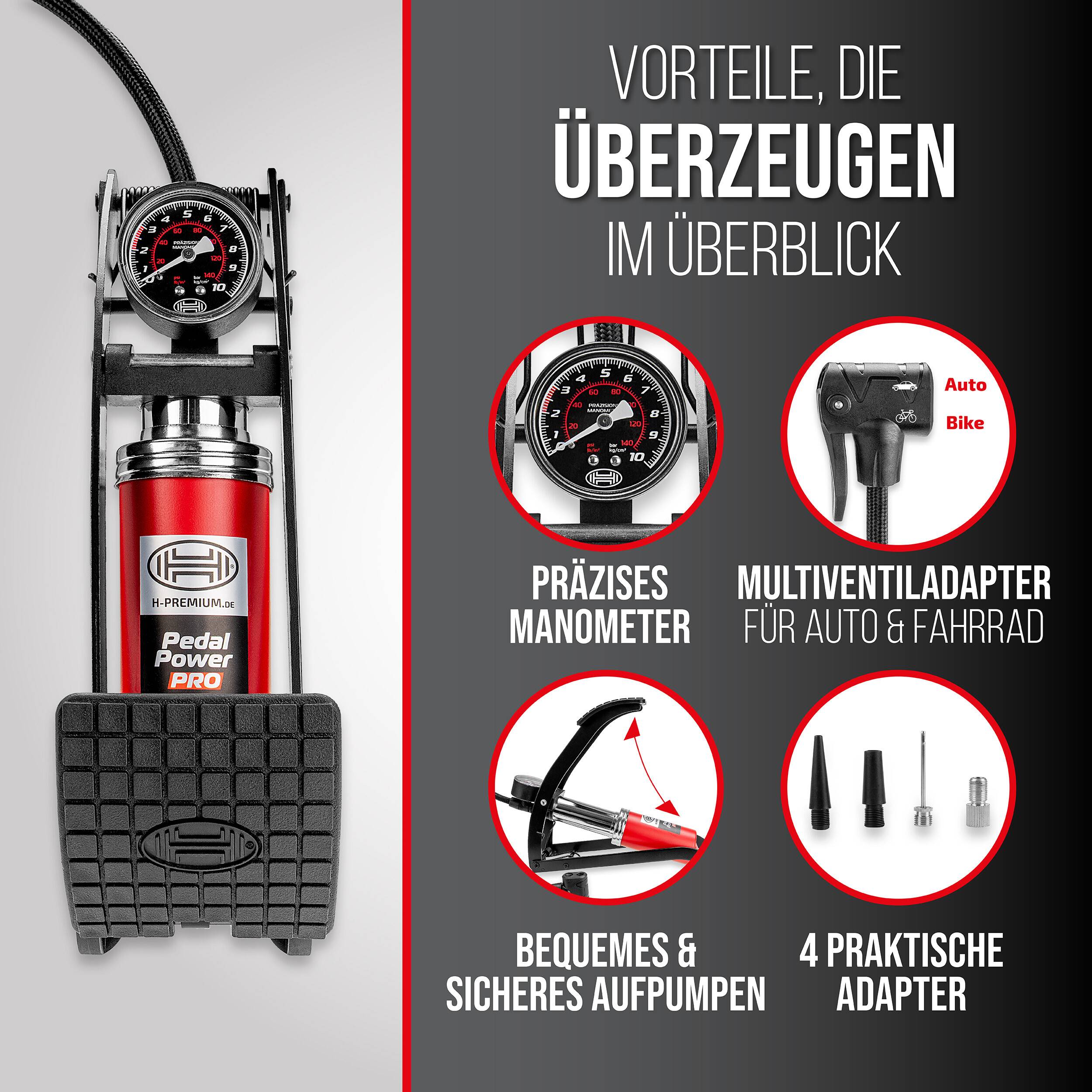 Fußpumpe mit der Bezeichnung 