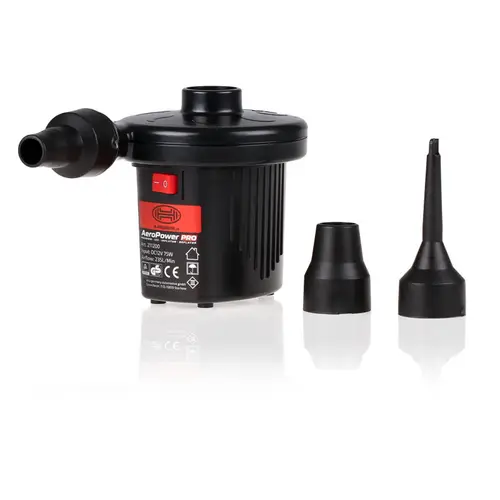 HEYNER® Luftpumpe Camping 12 V 230 V elektrische tragbare Schnellfüllpumpe für Luftbett Luftmatratze Schwimmring Zelt HEYNER® Luftpumpe Camping 12 V 230 V elektrische tragbare Schnellfüllpumpe für Luftbett Luftmatratze Schwimmring Zelt