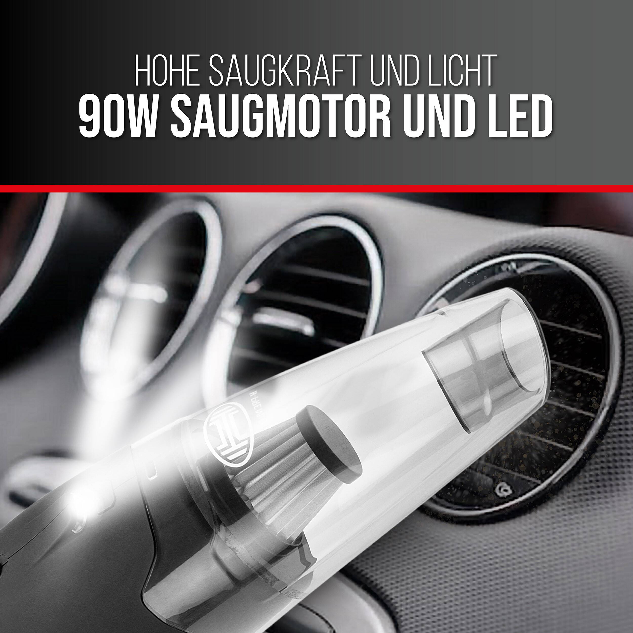 HEYNER® Akku Staubsauger Autostaubsauger Handsauger Tischstaubsauger