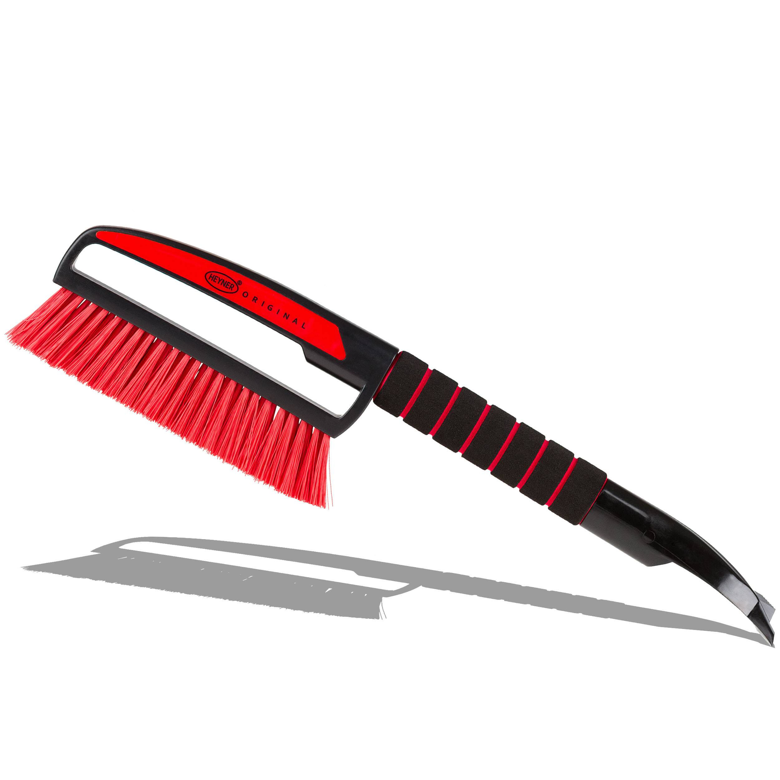 HEYNER® Eiskratzer Auto mit Besen TESTSIEGER 2024 * 9cm Klinge I mit Schneebesen mit 3cm x 22cm aus Polysterol I