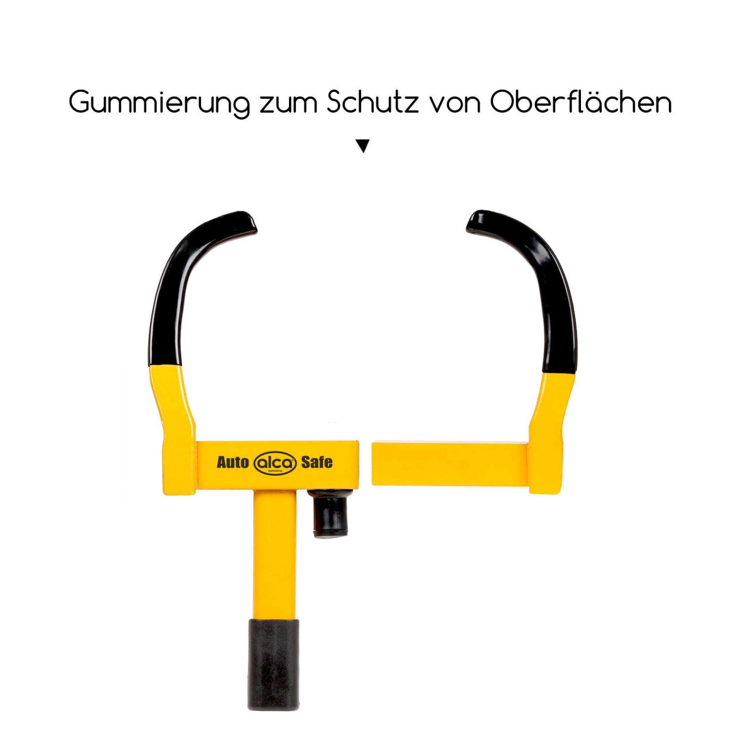 alca Radkralle Parkkralle Diebstahlsicherung ausziehbar max. Reifenbreite 265mm Wegfahrsperre Auto Hänger Camping