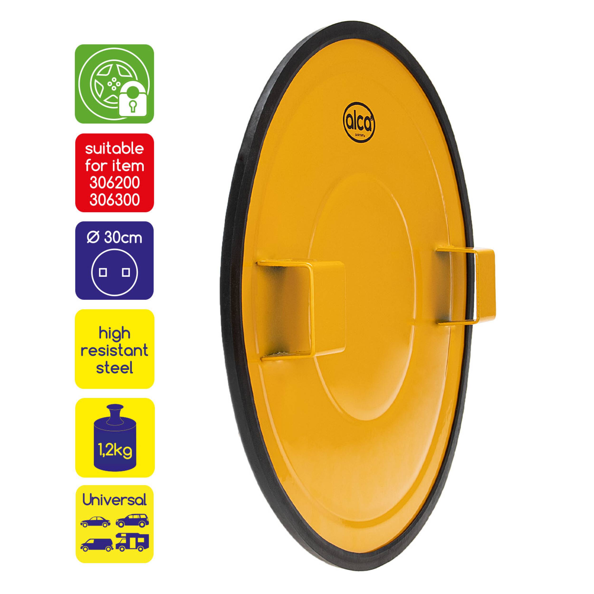 alca® Radbolzenabdeckung für Radkralle Diebstahl-Sperre
