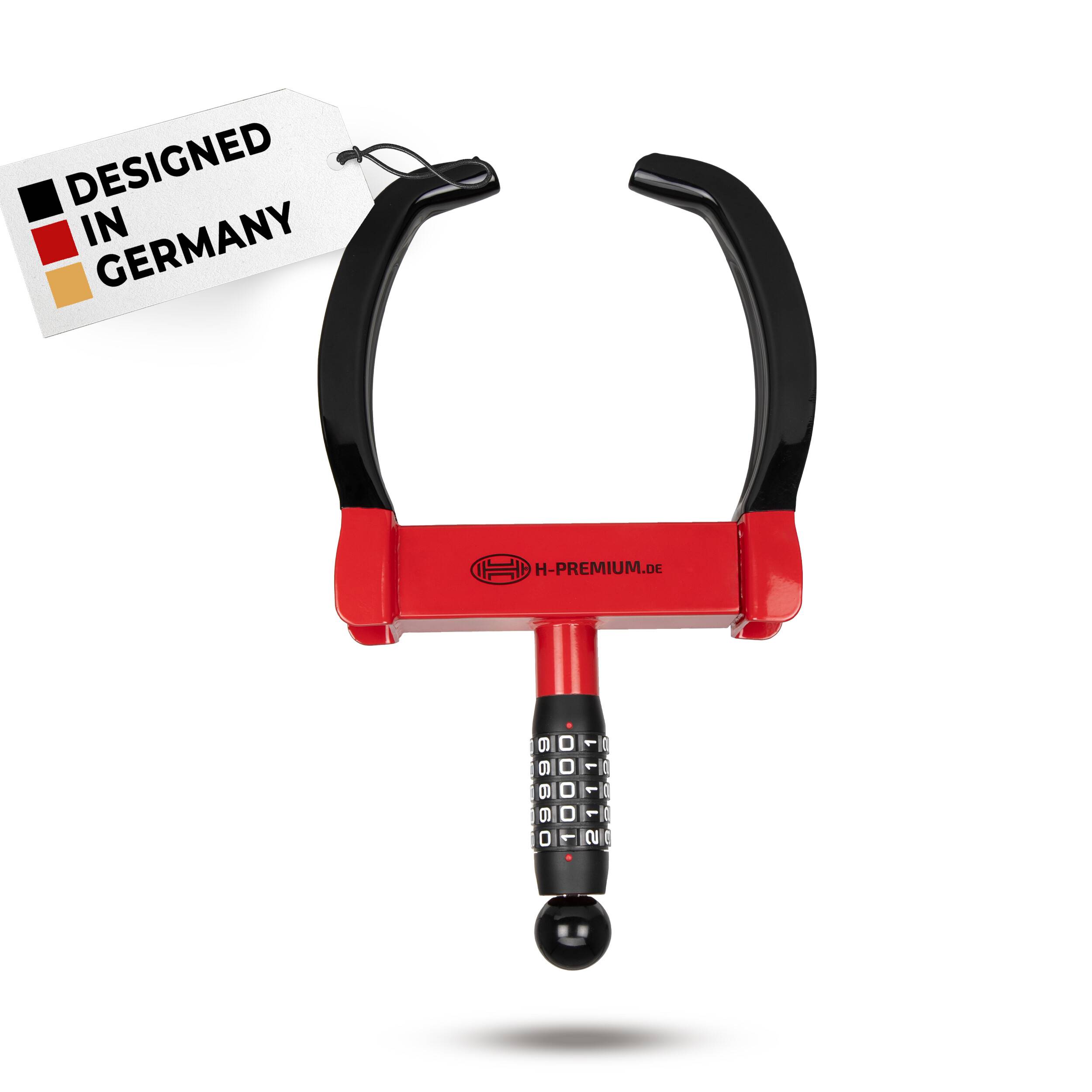 HEYNER® Radkralle mit Radkasten und Felgenschutz, Wegfahrsperre inkl. Tasche für PKW, Anhänger, Transporter