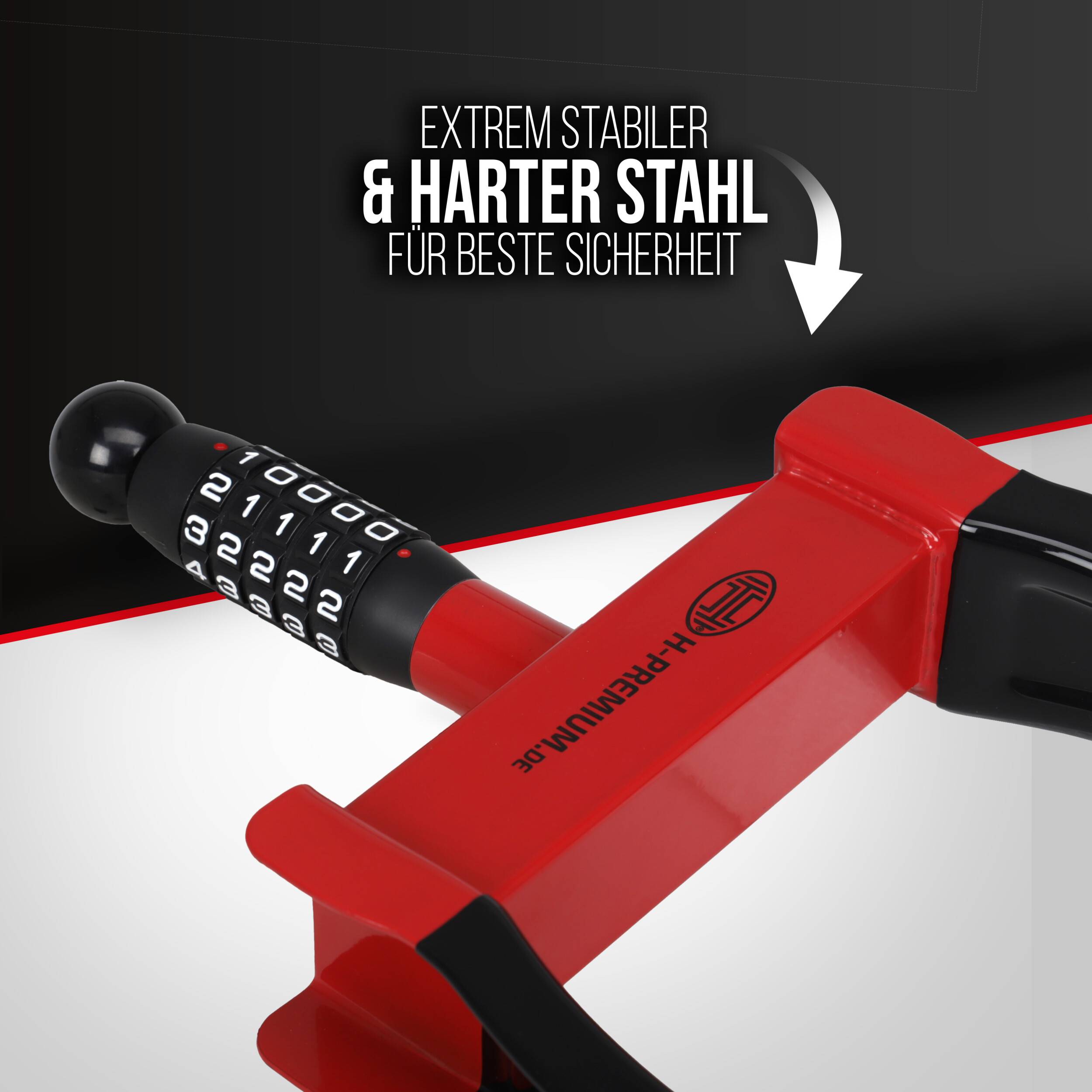 HEYNER® Radkralle mit Radkasten und Felgenschutz, Wegfahrsperre inkl. Tasche für PKW, Anhänger, Transporter