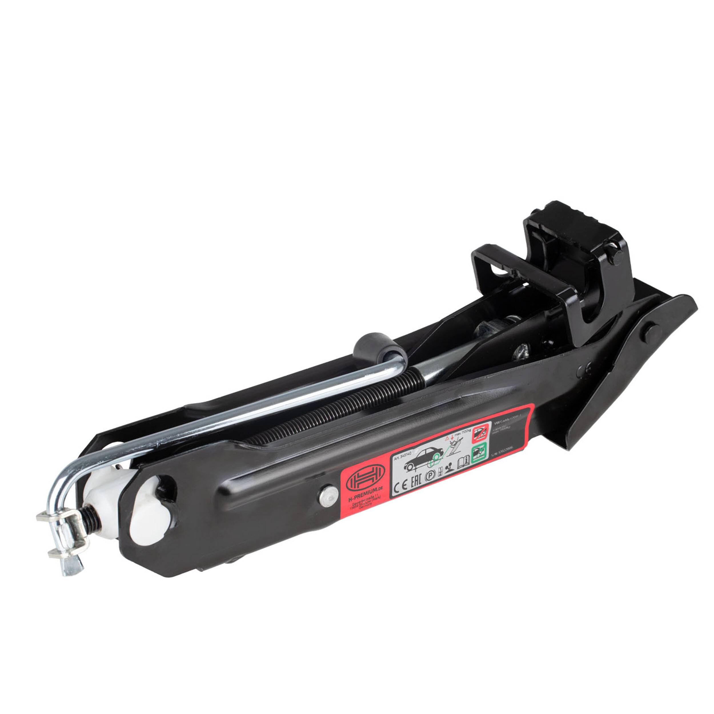 HEYNER® OEM Wagenheber Erstausrüsterqualität Scherenwagenheber VW Caddy - bis 1100 kg inkl. Tasche