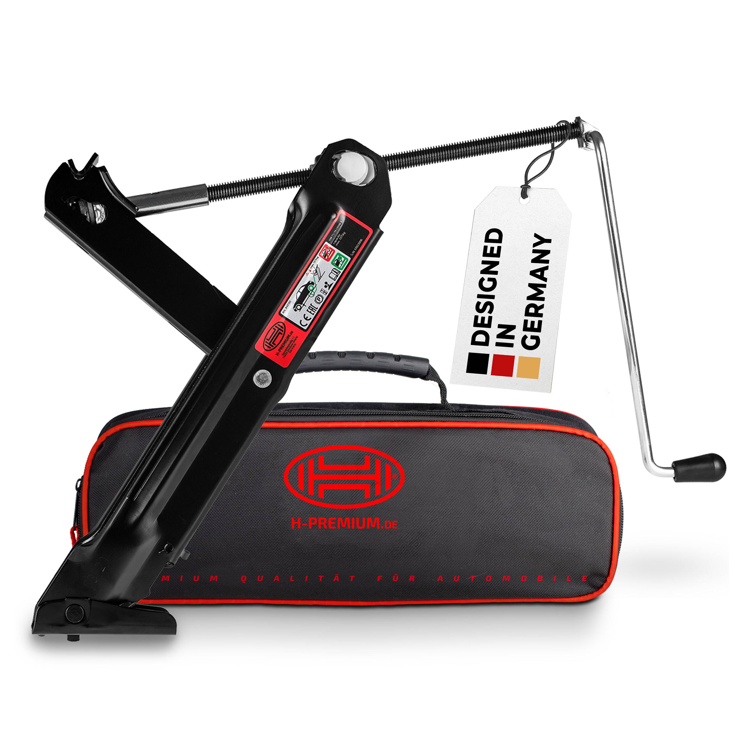 HEYNER® Wagenheber OEM Erstausrüsterqualität inkl. Tasche speziell für T5/T6 bis 1375 kg, ab Baujahr 2010