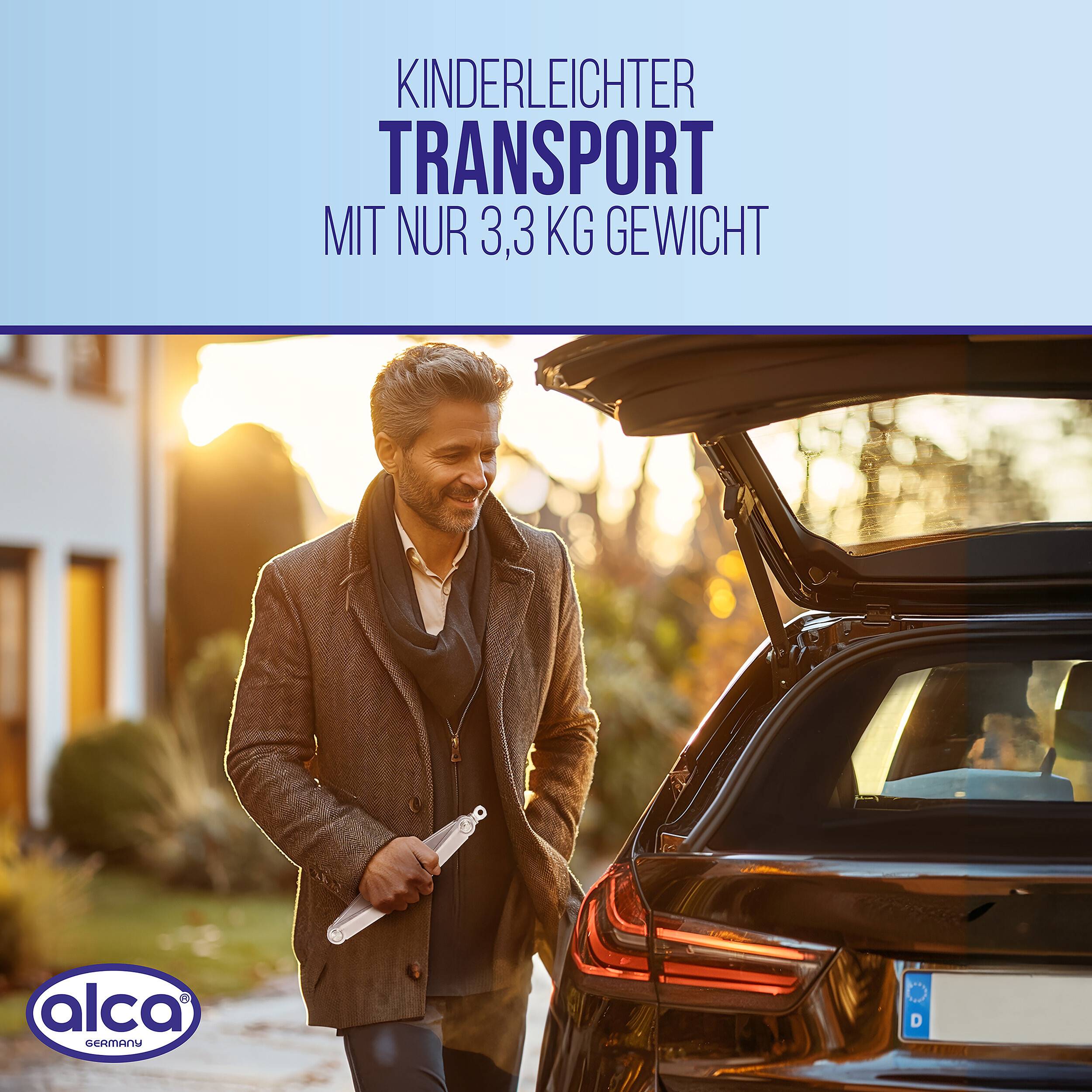 alca® Scherenwagenheber 2 t, Hubhöhe 115-415 mm, TÜV-Zertifiziert drehbarer Sattel, höhenverstellbar, mit