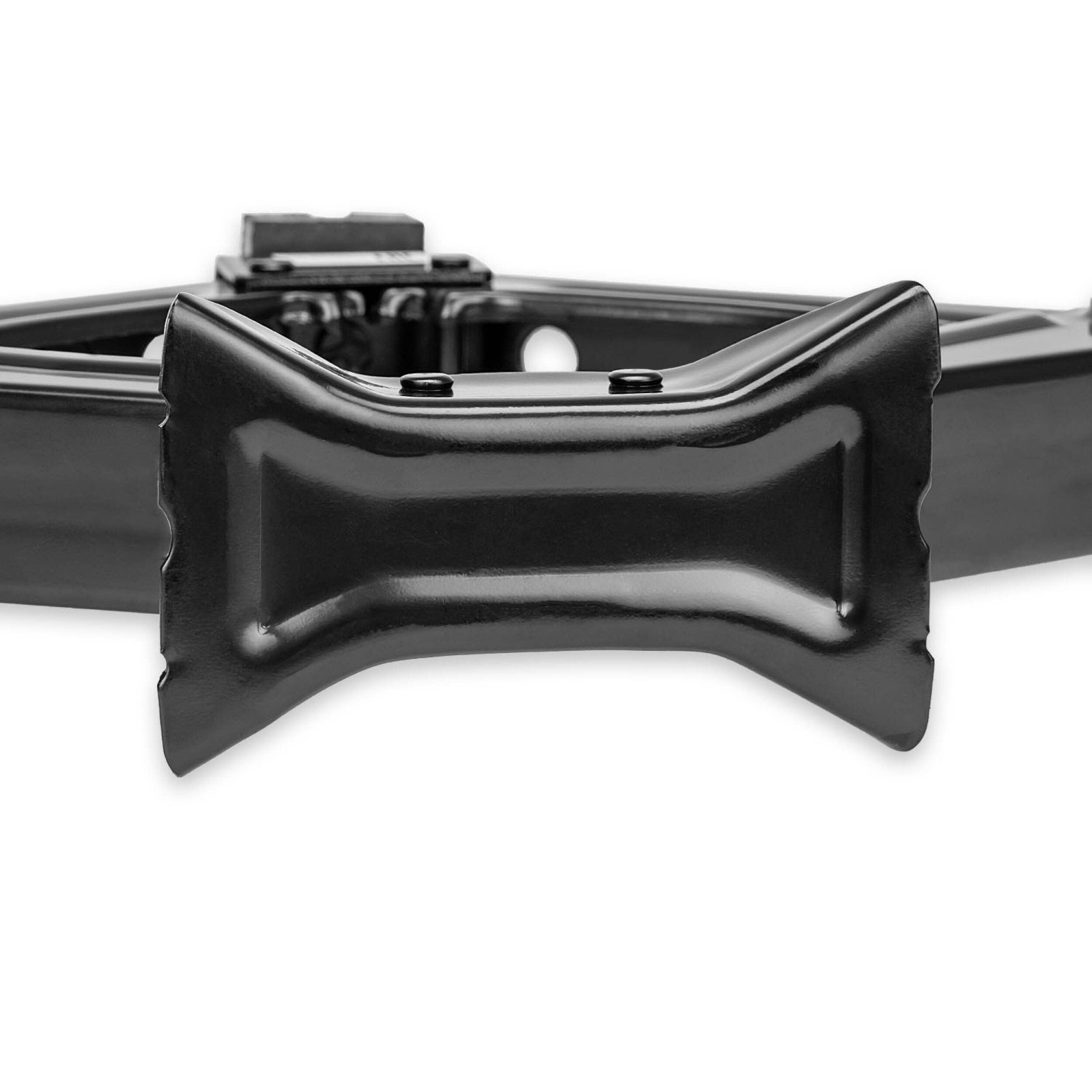 HEYNER® Scherenwagenheber, Wagenheber mit Kurbel und Gummiauflage, 1t für Anhänger/PKW - mit Tasche