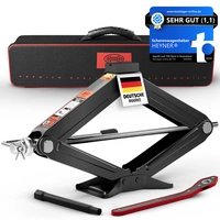 HEYNER® Wagenheber Scherenwagenheber mit Ratsche Verlängerung Kurbel und Gummiauflage 2t inkl. Tasche HEYNER® Wagenheber Scherenwagenheber mit Ratsche Verlängerung Kurbel und Gummiauflage 2t inkl. Tasche