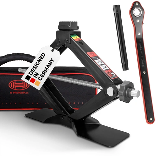 HEYNER® Scherenwagenheber 2t mit Ratsche für Wagenheber inkl. Tasche und Gummiauflage, passend für BMW HEYNER® Scherenwagenheber 2t mit Ratsche für Wagenheber inkl. Tasche und Gummiauflage, passend für BMW