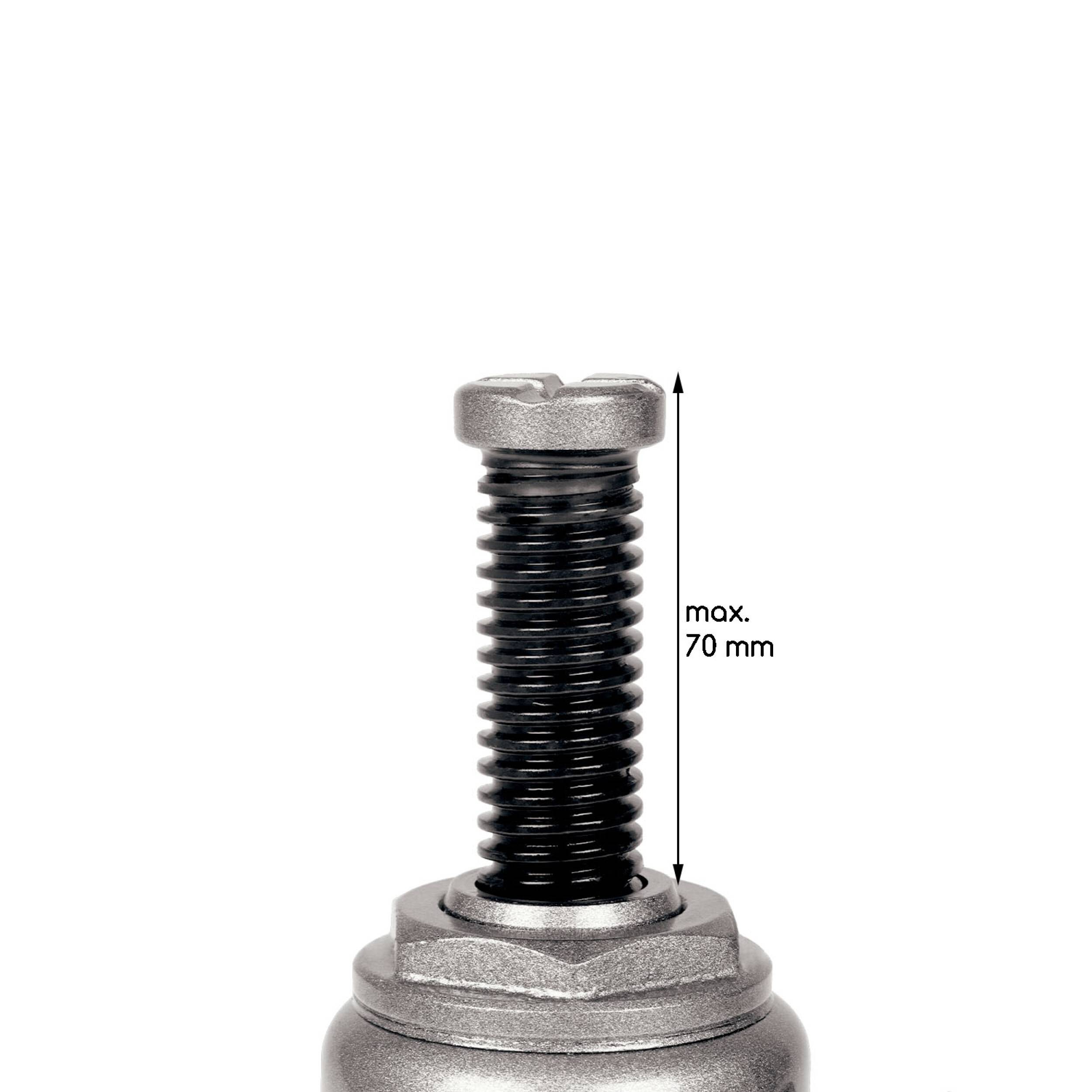 alca® Wagenheber Unterstellheber hydraulischer 12t Stempel-Wagenheber für SUV/PKW Hubhöhe 21,5-40cm