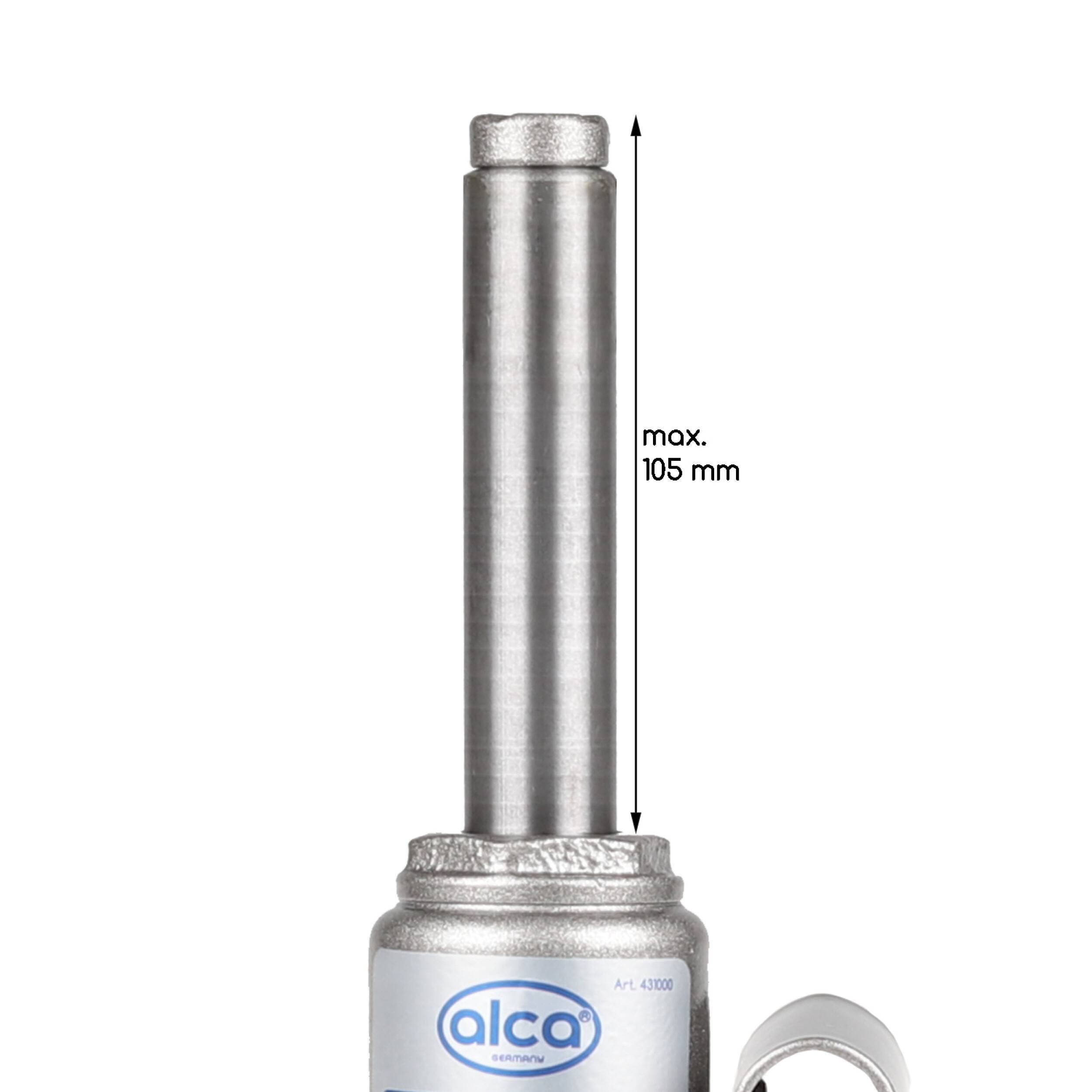 alca® Wagenheber hydraulisch Unterstellheber 2t Stempel-Wagenheber für PKW Hubhöhe 15,8-30,8cm