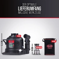 HEYNER® Wagenheber Doppelhub-Unterstellheber Flaschenwagenheber hydraulischer Stempelwagenheber 10t extra flach für HEYNER® Wagenheber Doppelhub-Unterstellheber Flaschenwagenheber hydraulischer Stempelwagenheber 10t extra flach für