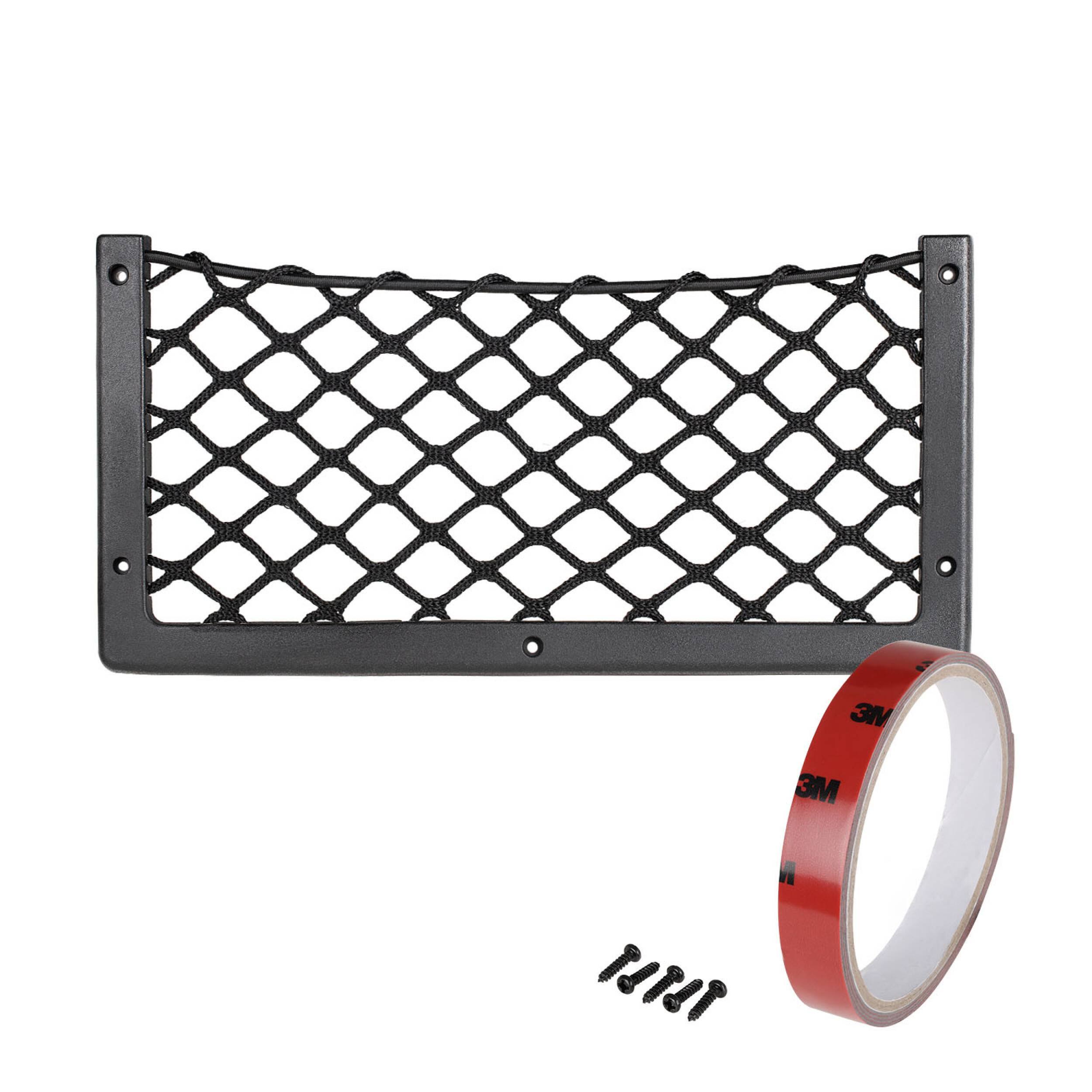 alca® Ablagenetz Innenraum Camping Netztasche 36,6 x 18 cm Universal schraubbar & klebbar