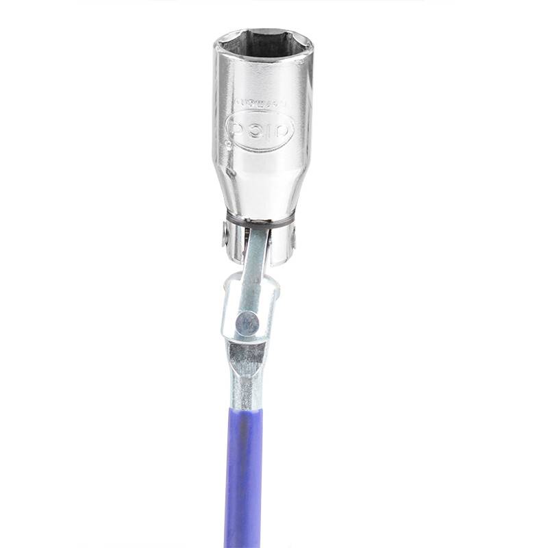 alca® Zündkerzenschlüssel 21 mm mit T-Griff Z-Gelenk Universal Zündkerzenentferner Zündkerzensteckschlüssel Werkzeug für