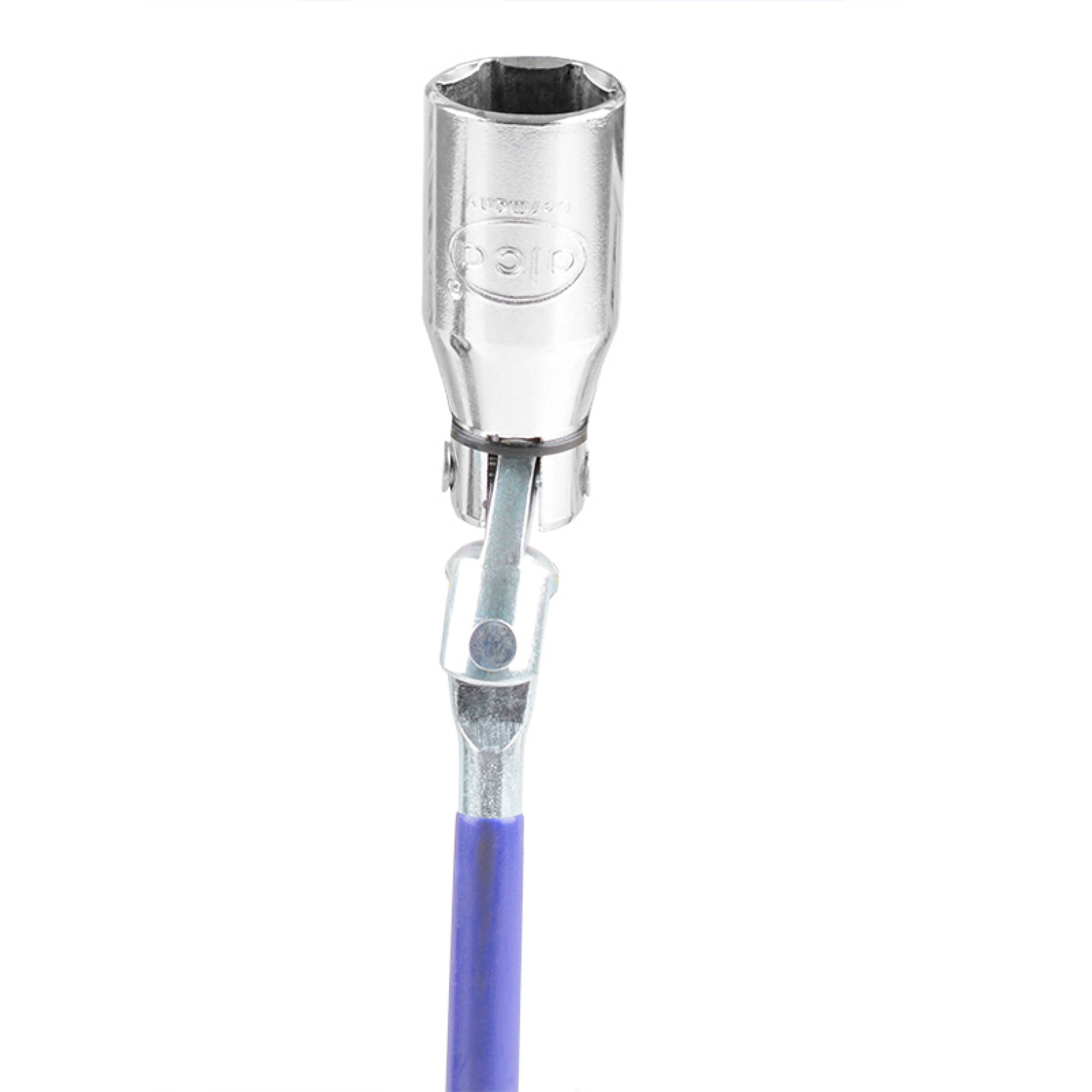 alca® Zündkerzenschlüssel 21 mm mit T-Griff Z-Gelenk Universal Zündkerzenentferner Zündkerzensteckschlüssel Werkzeug für