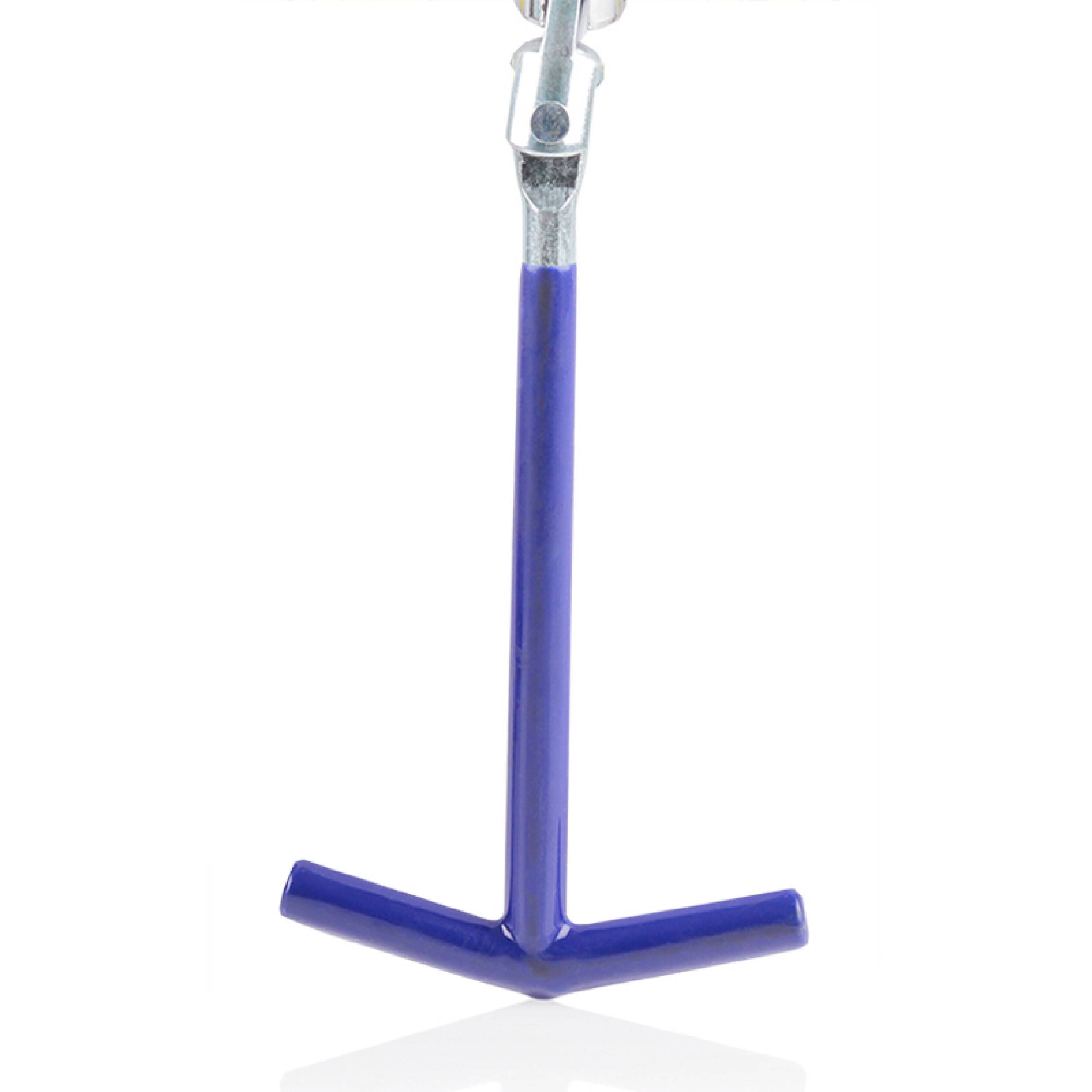alca® Zündkerzenschlüssel 21 mm mit T-Griff Z-Gelenk Universal Zündkerzenentferner Zündkerzensteckschlüssel Werkzeug für
