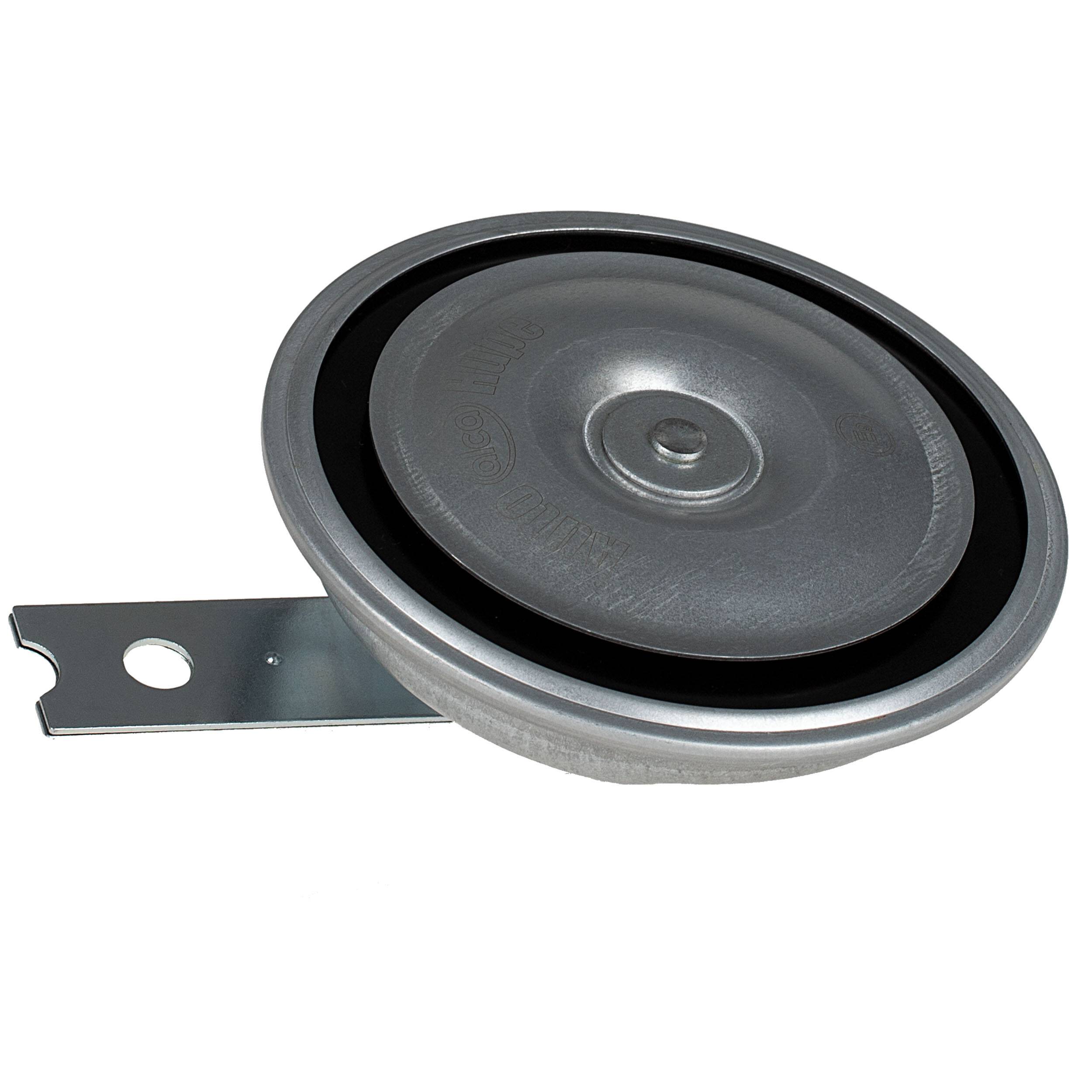 alca® Hupe 100mm 12V elektrisch 440Hz, 112db, silber