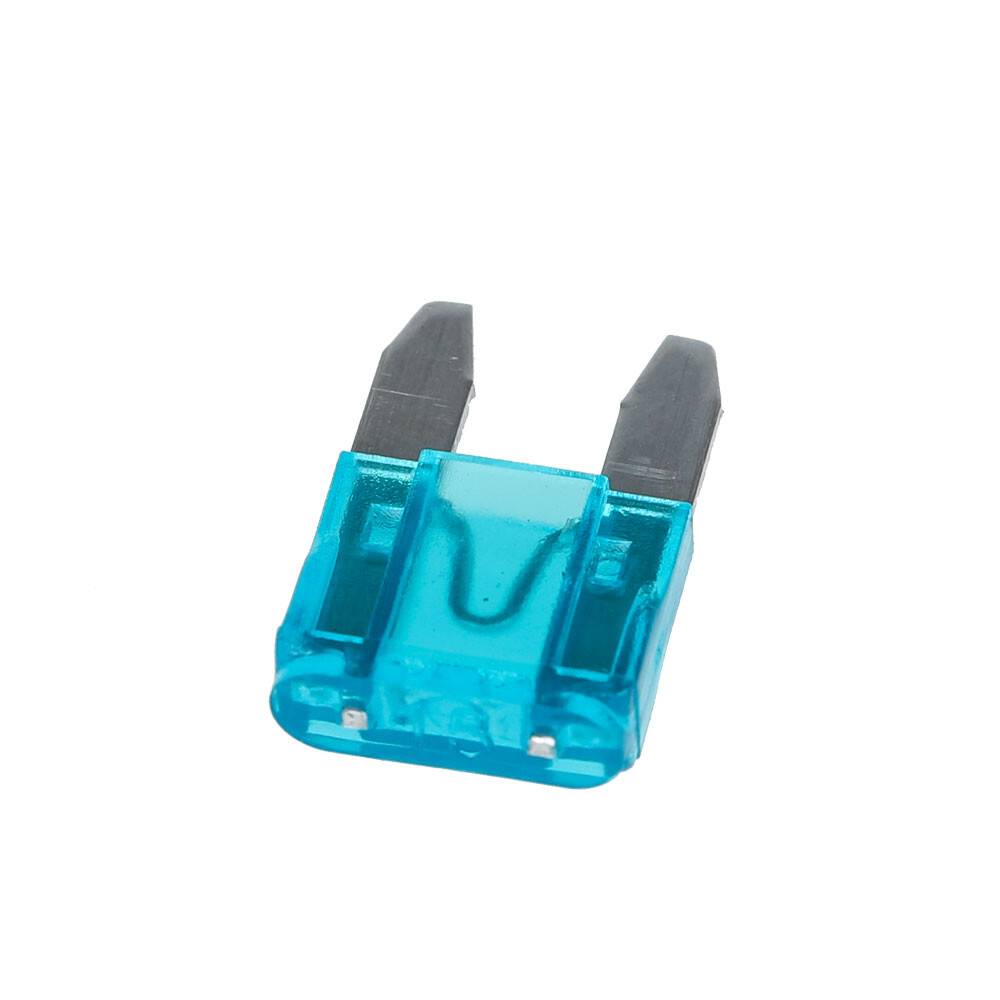 alca® Mini-Sicherungen 15A; 100 St. Economy Box 32 V blau Mini Flachsicherung Stecksicherung für Fahrzeuge Auto Motorrad