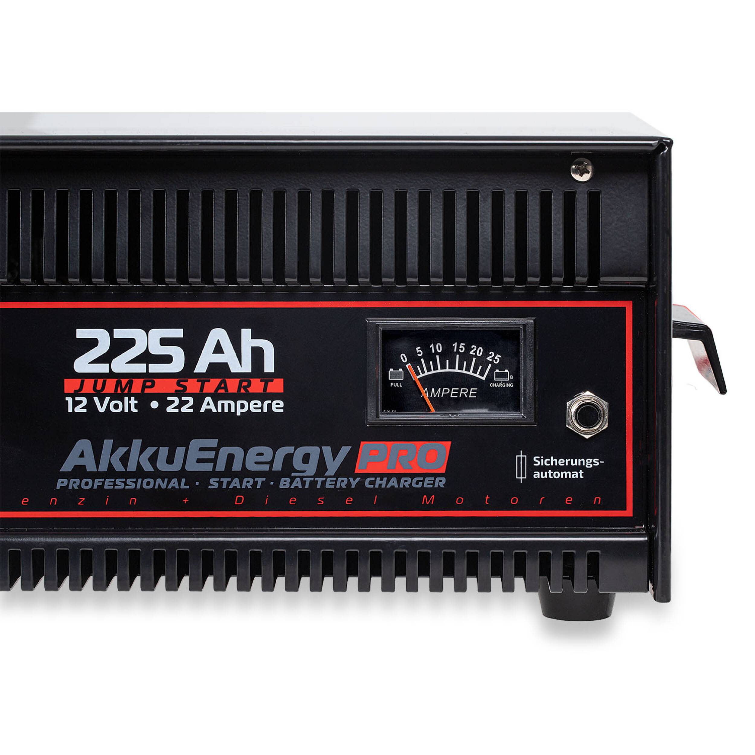 HEYNER® Batterieladegerät & Booster 12V 22A Outdoor-Ausführung mit Starthilfefunktion