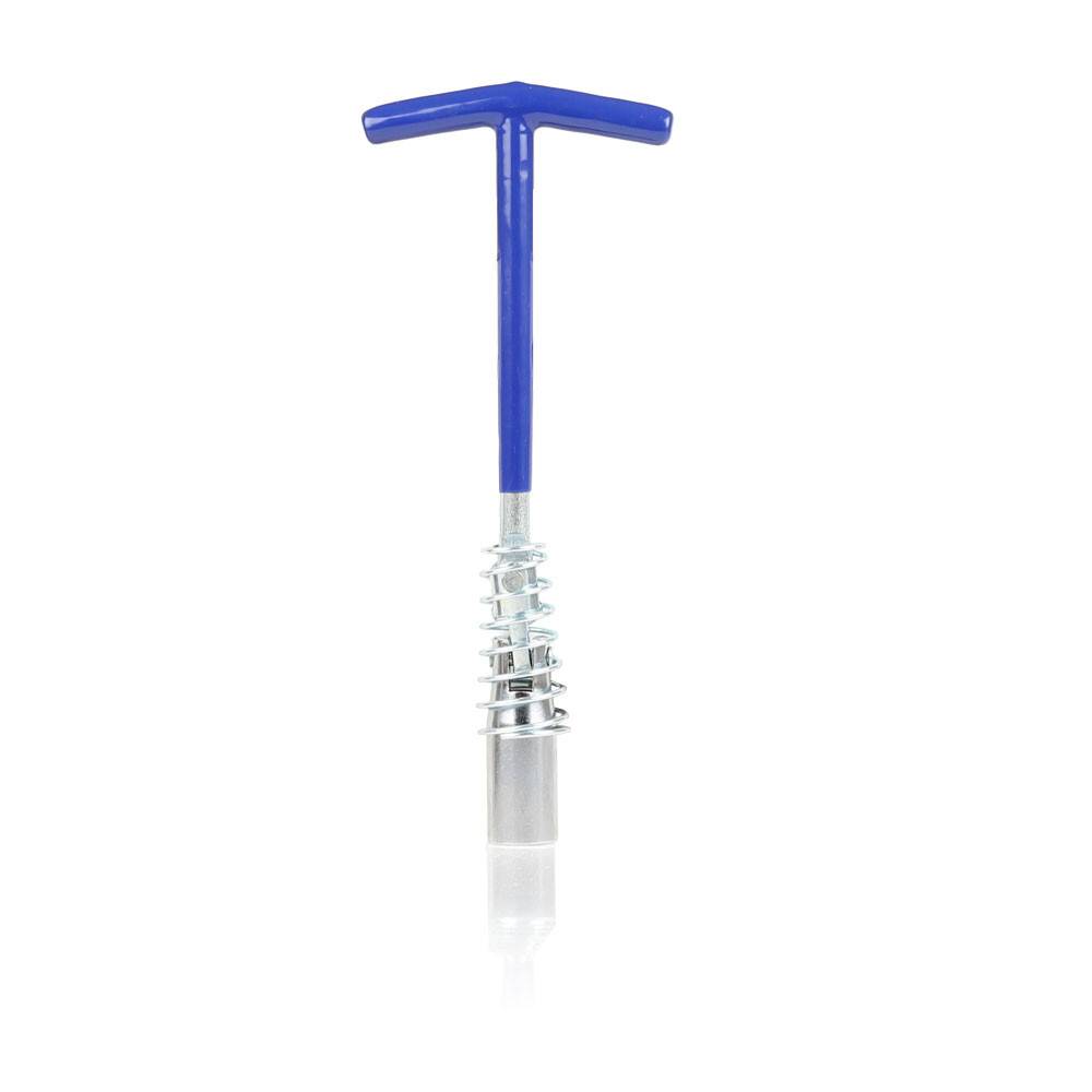 alca® Zündkerzenschlüssel 16 mm mit Feder + T-Griff Z-Gelenk Universal Zündkerzenentferner Zündkerzensteckschlüssel