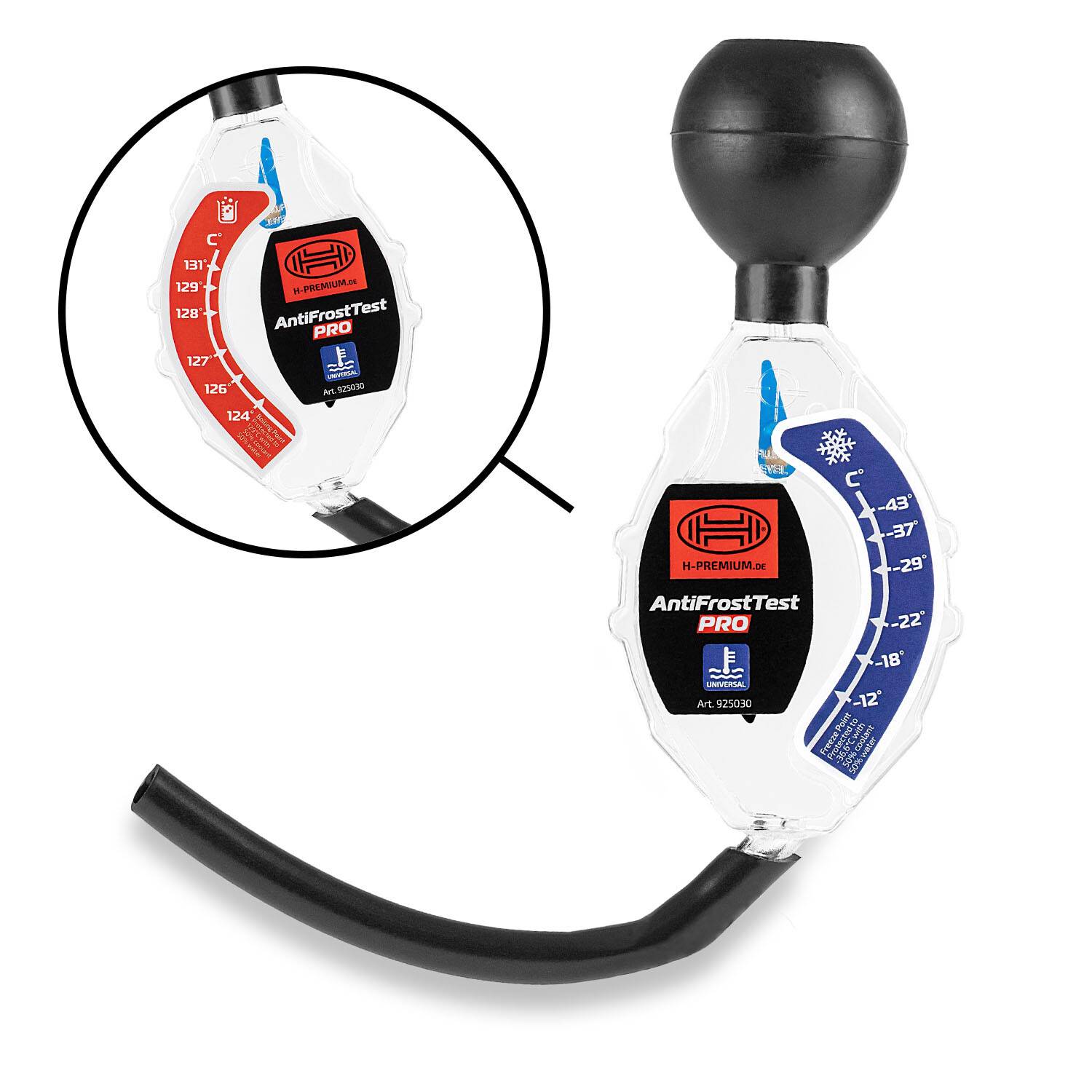 HEYNER® Frostschutzprüfer Kühlwasser Messgerät bis -40°C AntiFrost zur sicheren Überprüfung der Frostbeständigkeit des