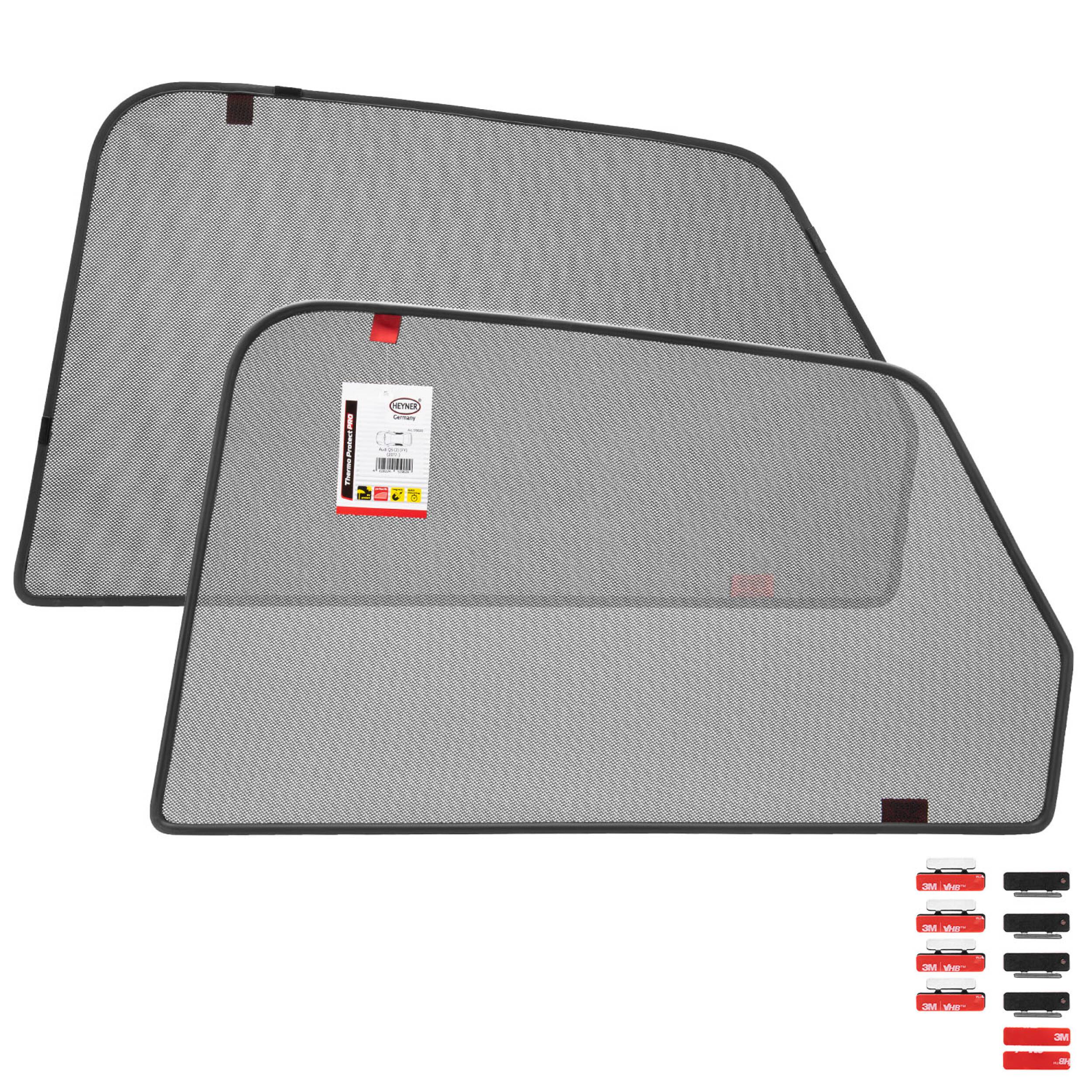 HEYNER® OEM Sonnenschutz HINTEN Kompatibel für Audi Q5 (2) (FY) (2017-)