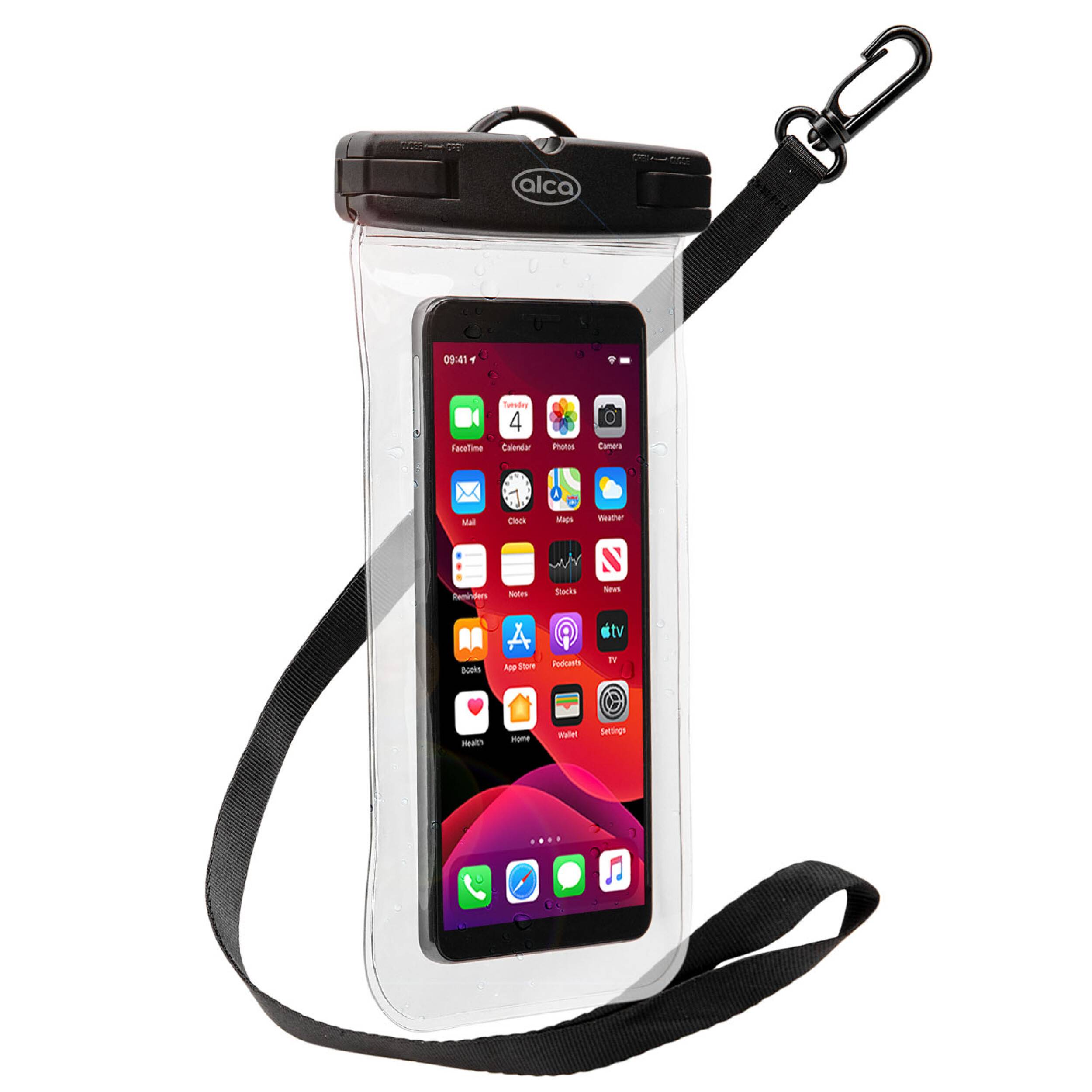 alca® Wasserdichte Handyhülle für Smartphones Unterwasser Handytasche IPX8 bis zu 6,6 Zoll Case passend für iPhone 13 14
