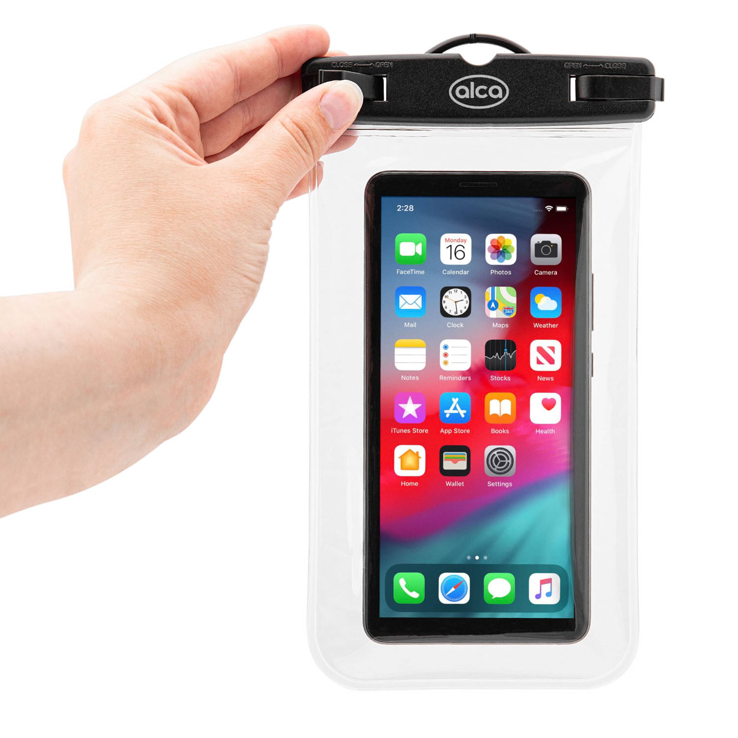 alca® Wasserdichte Handyhülle für Smartphones Unterwasser Handytasche IPX8 bis zu 6,6 Zoll Case passend für iPhone 13 14