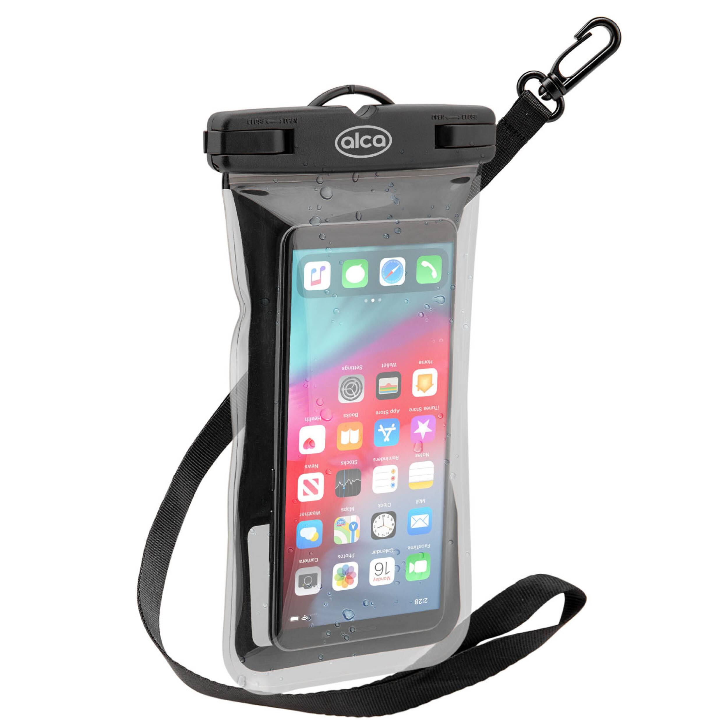 alca® Wasserdichte Handyhülle floating Smartphones Unterwasser Handytasche IPX8 bis zu 6,6 Zoll Case passend für iPhone