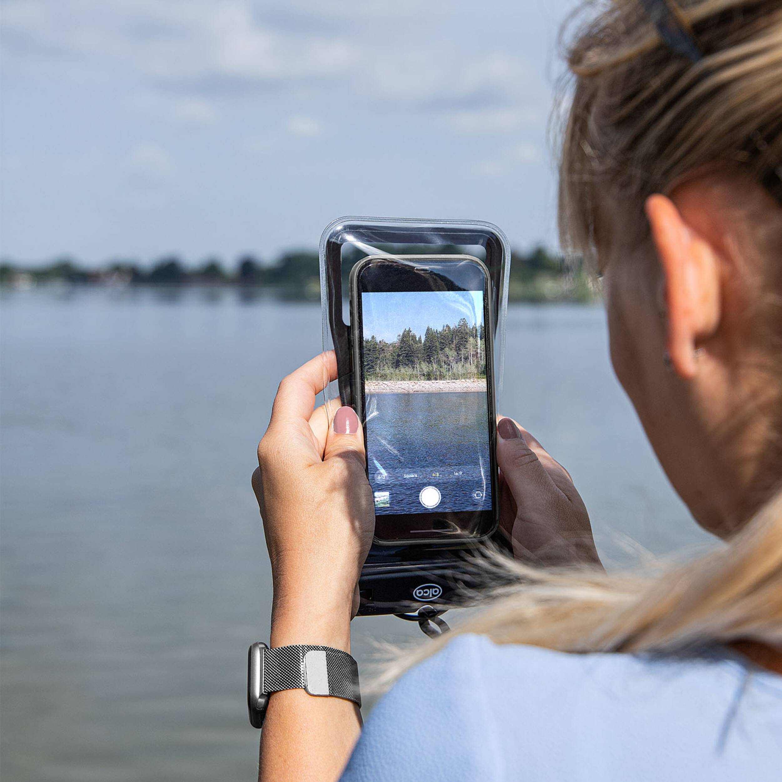 alca® Wasserdichte Handyhülle floating Smartphones Unterwasser Handytasche IPX8 bis zu 6,6 Zoll Case passend für iPhone