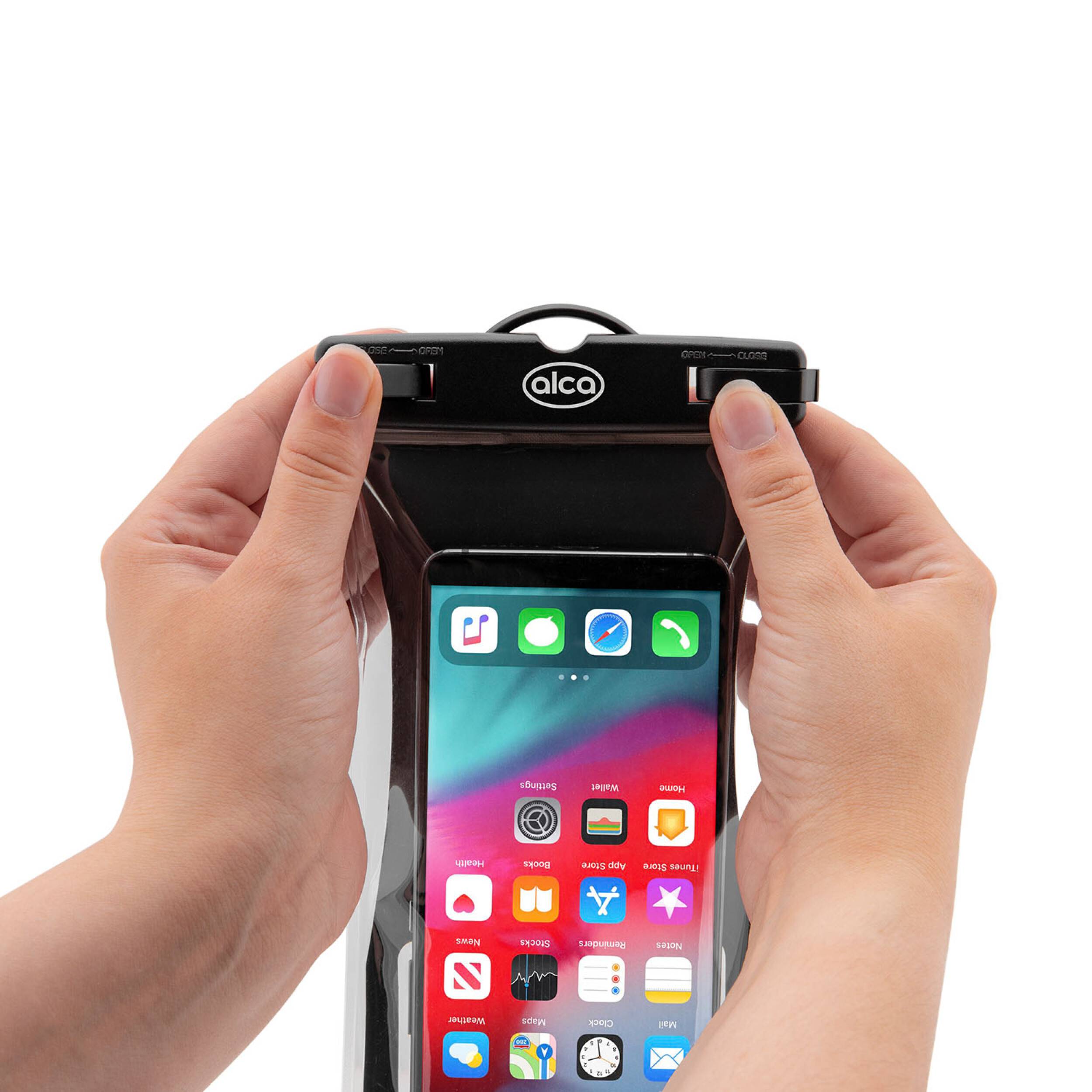 alca® Wasserdichte Handyhülle floating Smartphones Unterwasser Handytasche IPX8 bis zu 6,6 Zoll Case passend für iPhone