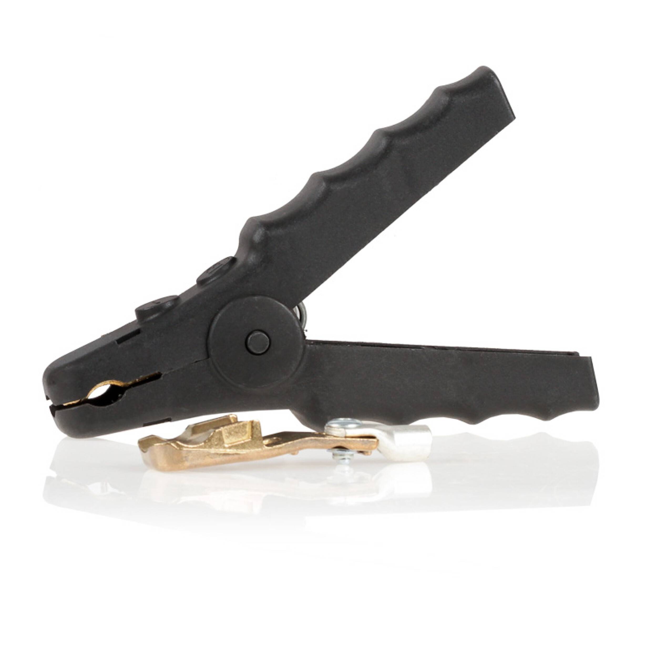 HEYNER® Batteriepolzange 650A 35qmm schwarz Batterie-Polzange Kabelquerschnitt bis zu 35qmm Zange für Überbrückungskabel