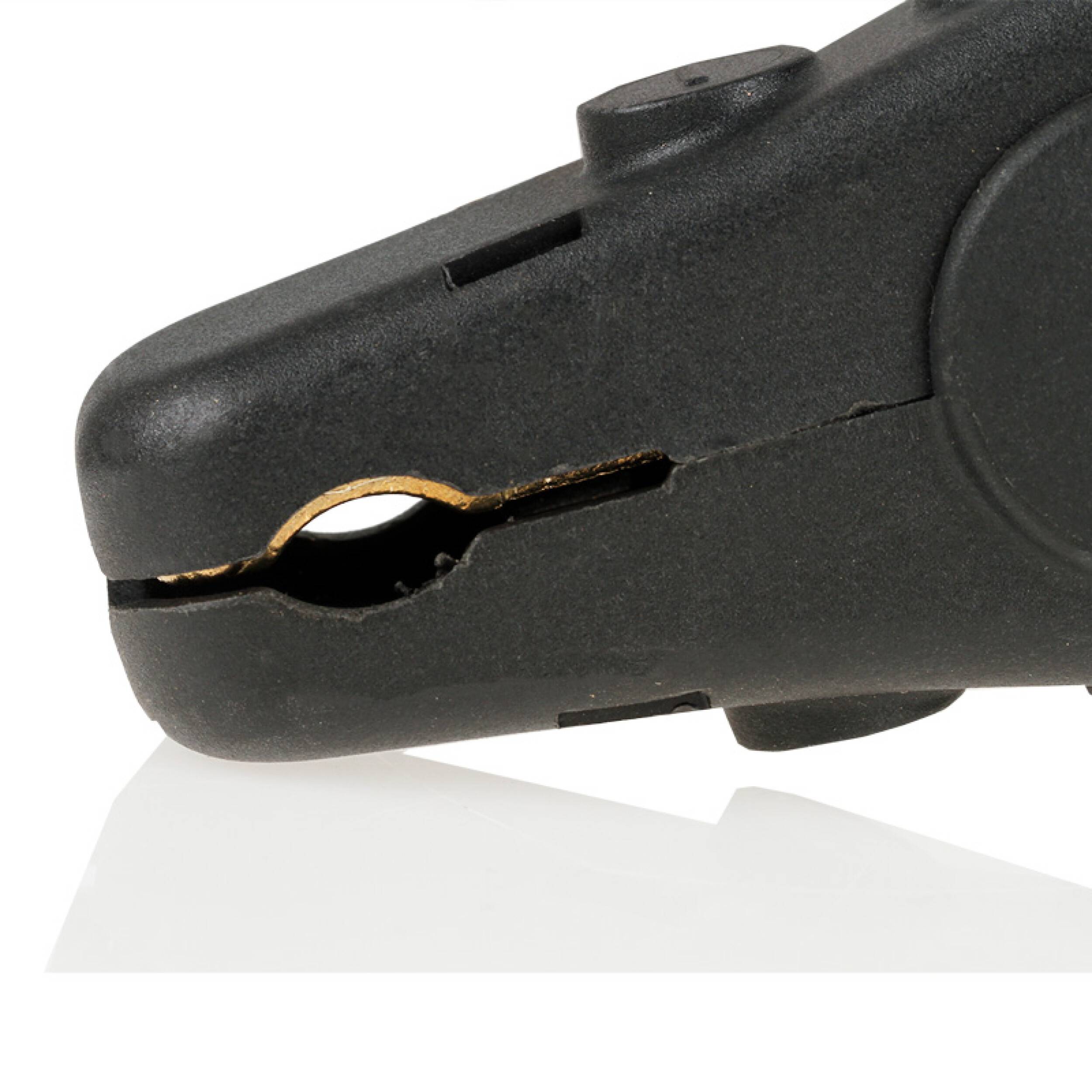 HEYNER® Batteriepolzange 650A 35qmm schwarz Batterie-Polzange Kabelquerschnitt bis zu 35qmm Zange für Überbrückungskabel