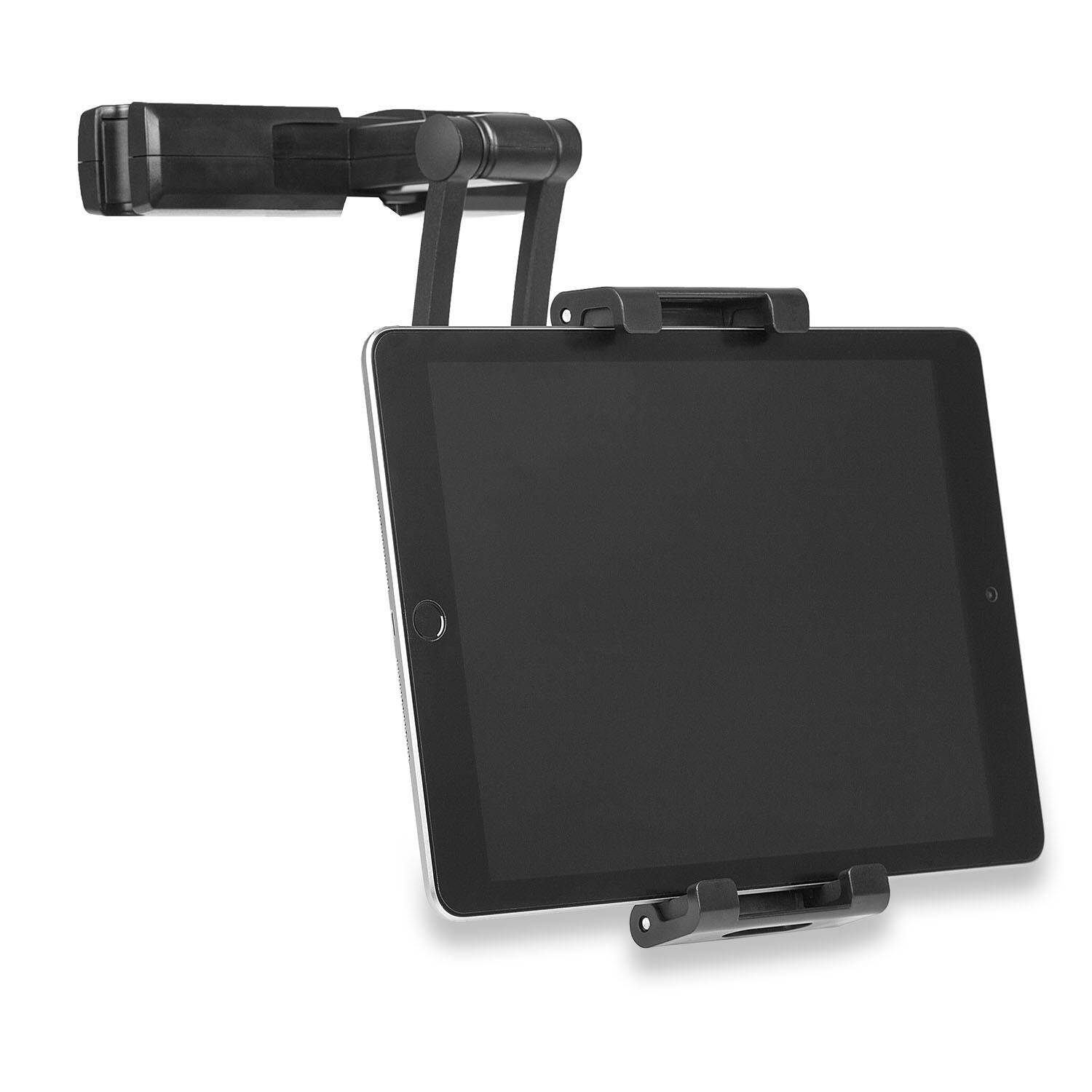 HEYNER® Tablethalter Auto Kopfstütze 4,7-13 Zoll 360° drehbar schwenkbar beugbar verstellbar Universal Tablet Smartphone