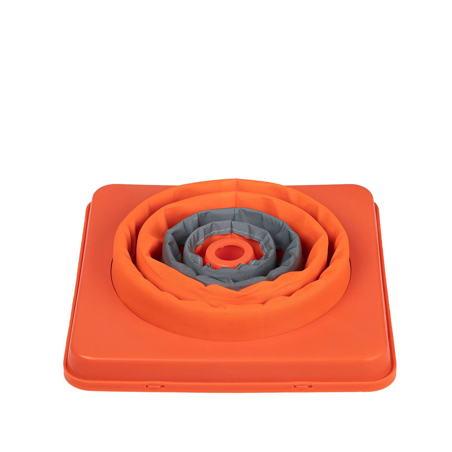 alca® Sicherheitskegel Faltbar 25x25x40 cm Reflektierend Orange 1-Stück Hohe Signalwirkung dank 2 Reflektorstreifen,