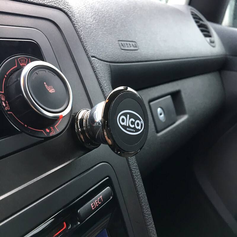 alca® Telefonhalter Magnet universeller Handyhalter Auto schwarz Smartphone Halterung Handyhalterung einstellbar