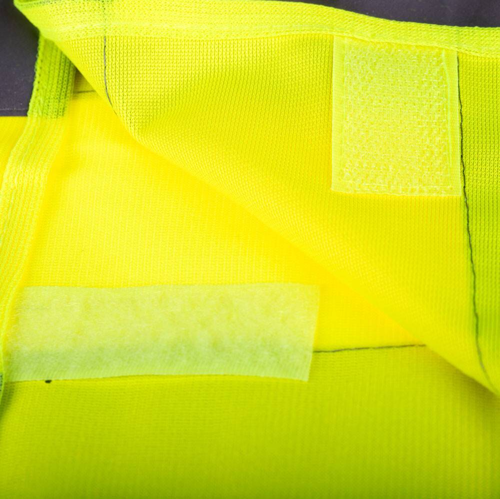 HEYNER® Warnweste XL, Leuchtend Gelb, 2er-Set für Erwachsene Reflektorweste, Geprüft & Zertifiziert nach