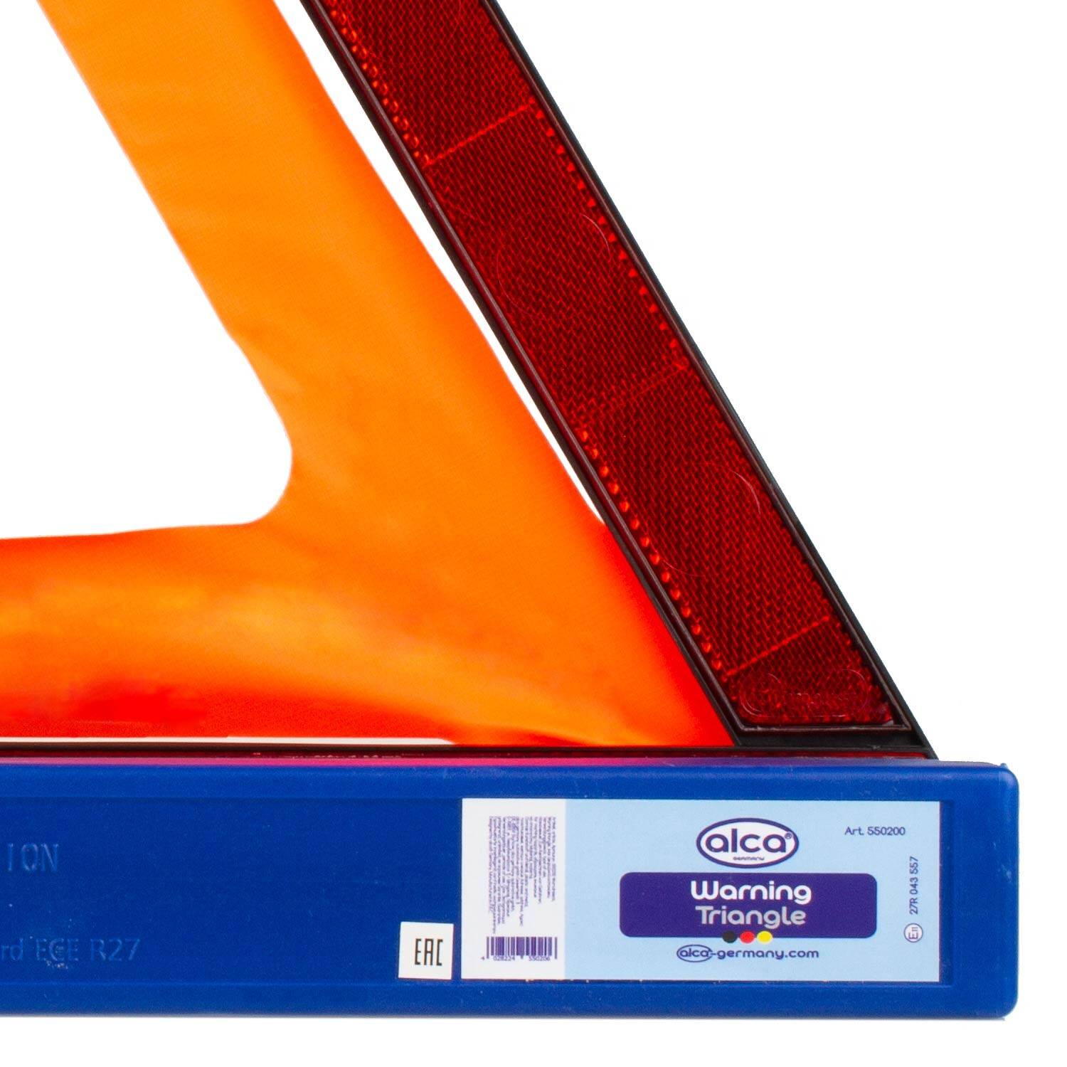 alca® Warndreieck, inkl. ECE-Zertifikat, Auto Pannenhilfe zugelassenes Pannendreieck, für Auto, Lkw &