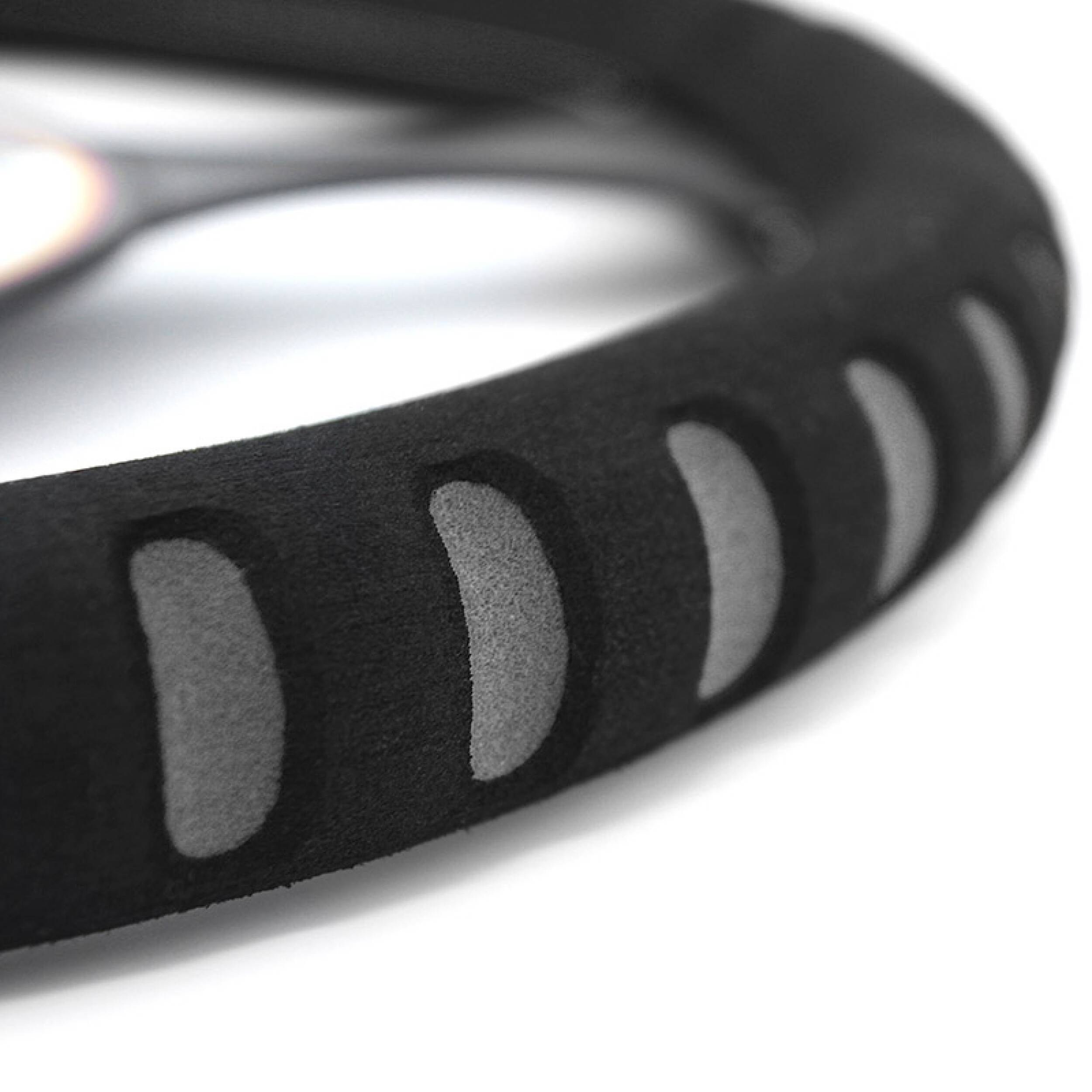 alca® Lenkradhülle SOFT grau schwarz 37-39 cm weicher Schaumstoff Universal Auto Lenkradbezug Lenkradschutz langlebig