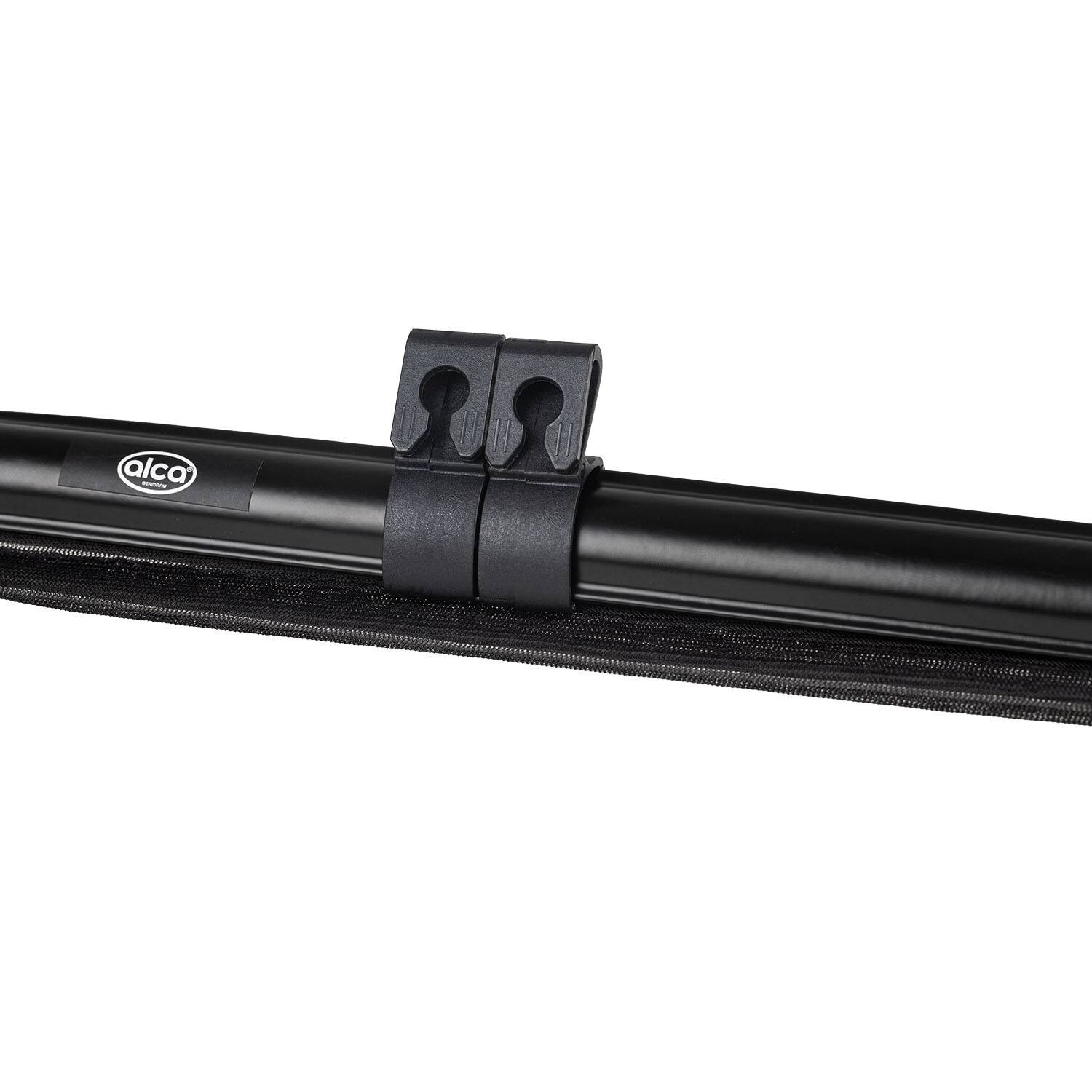 alca® Auto-Sonnenrollo 2 x 40 x 55 cm Autofenster Sonnenblende UV Schutz mit Saugnapf & Einhand-Einrollfunktion